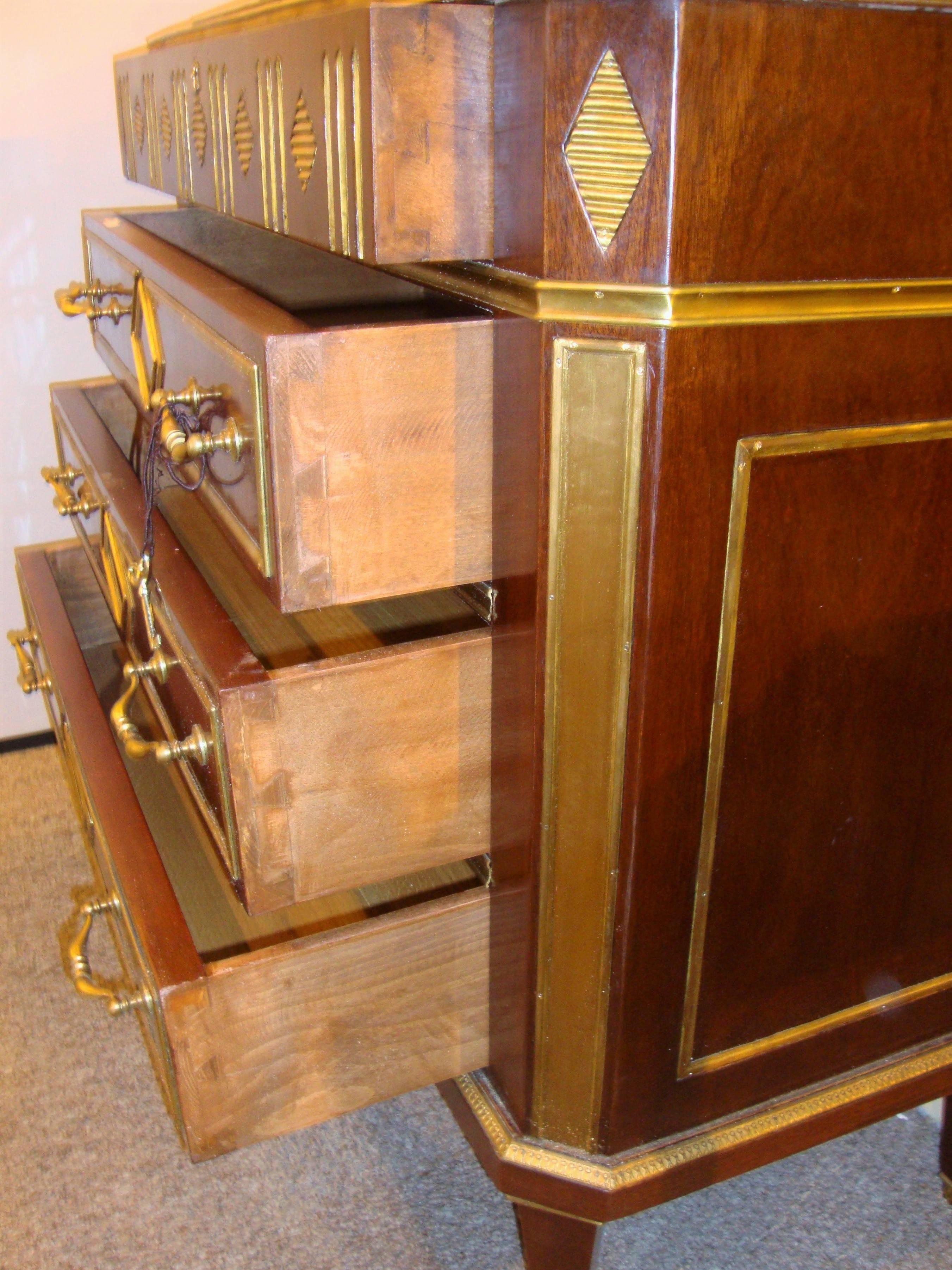 20th Century Pair of Russian Neoclassical Commodes