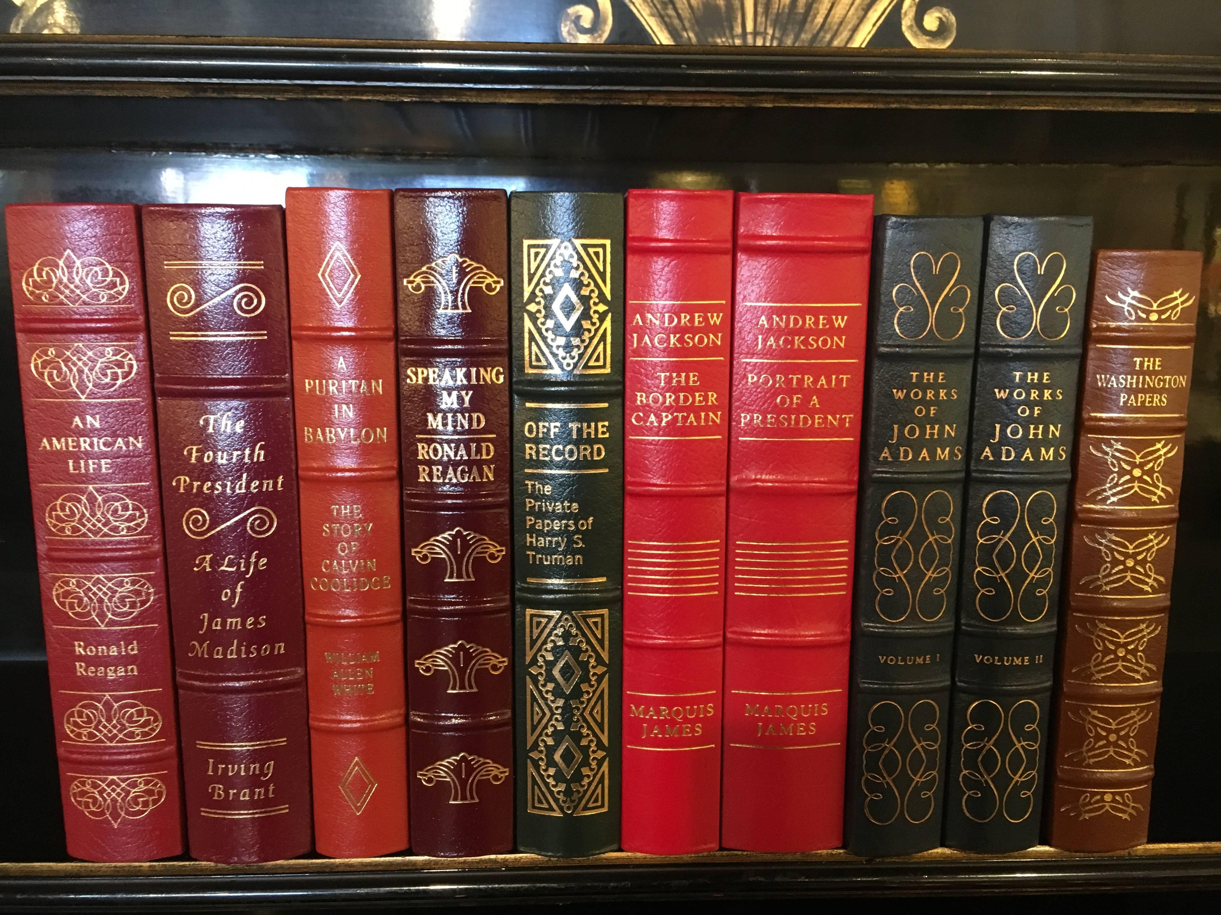 American Leather Bound Hardcover Books by Franklin & Easton Press