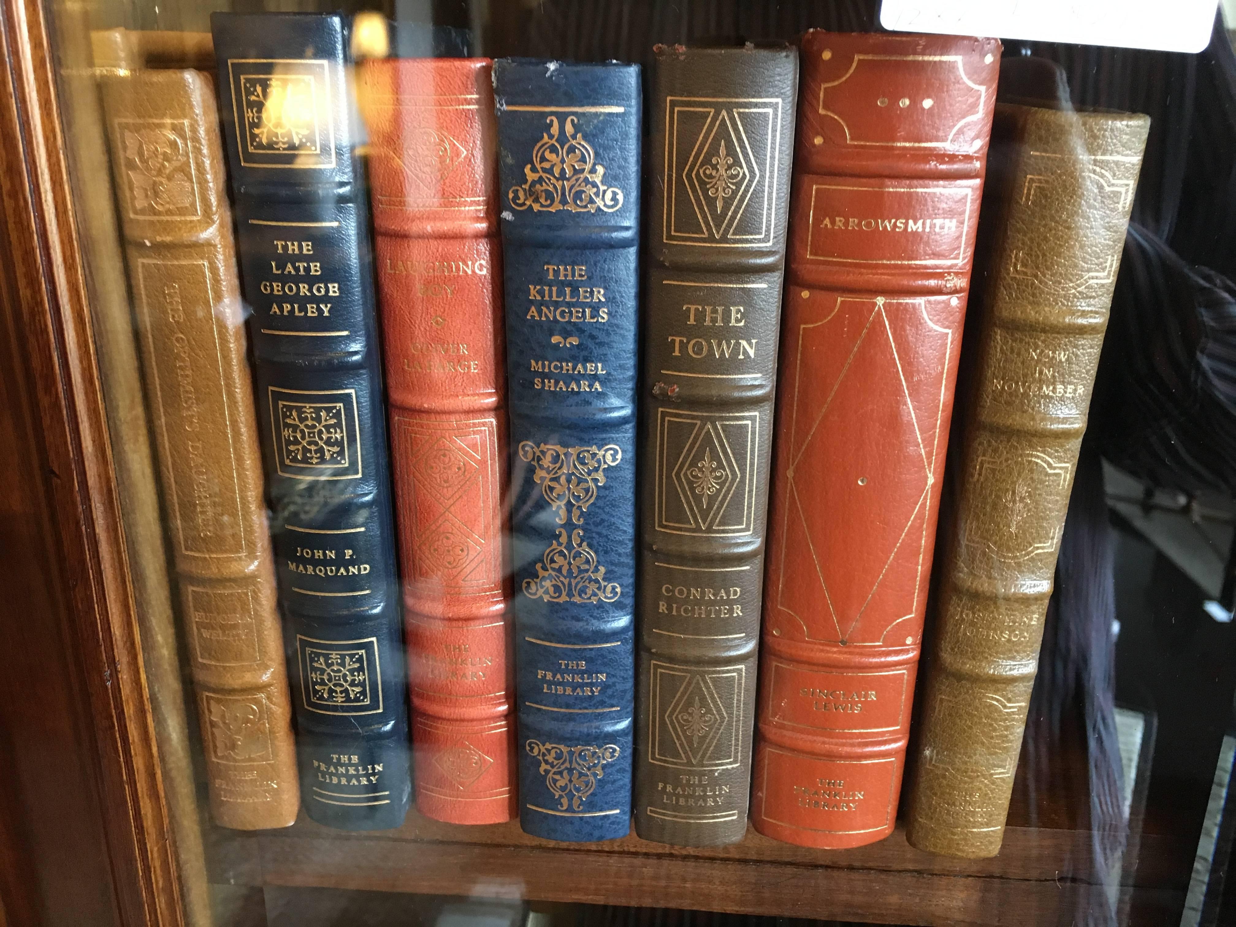 20th Century Leather Bound Hardcover Books by Franklin & Easton Press