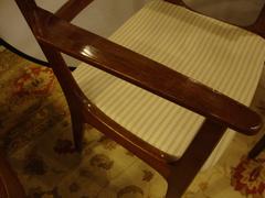 Kai Christensen Set of Eight Ladder Back Dining Chairs