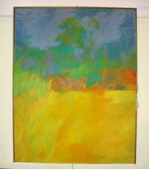 Modern Framed Oil on Canvas Attributed George Bell