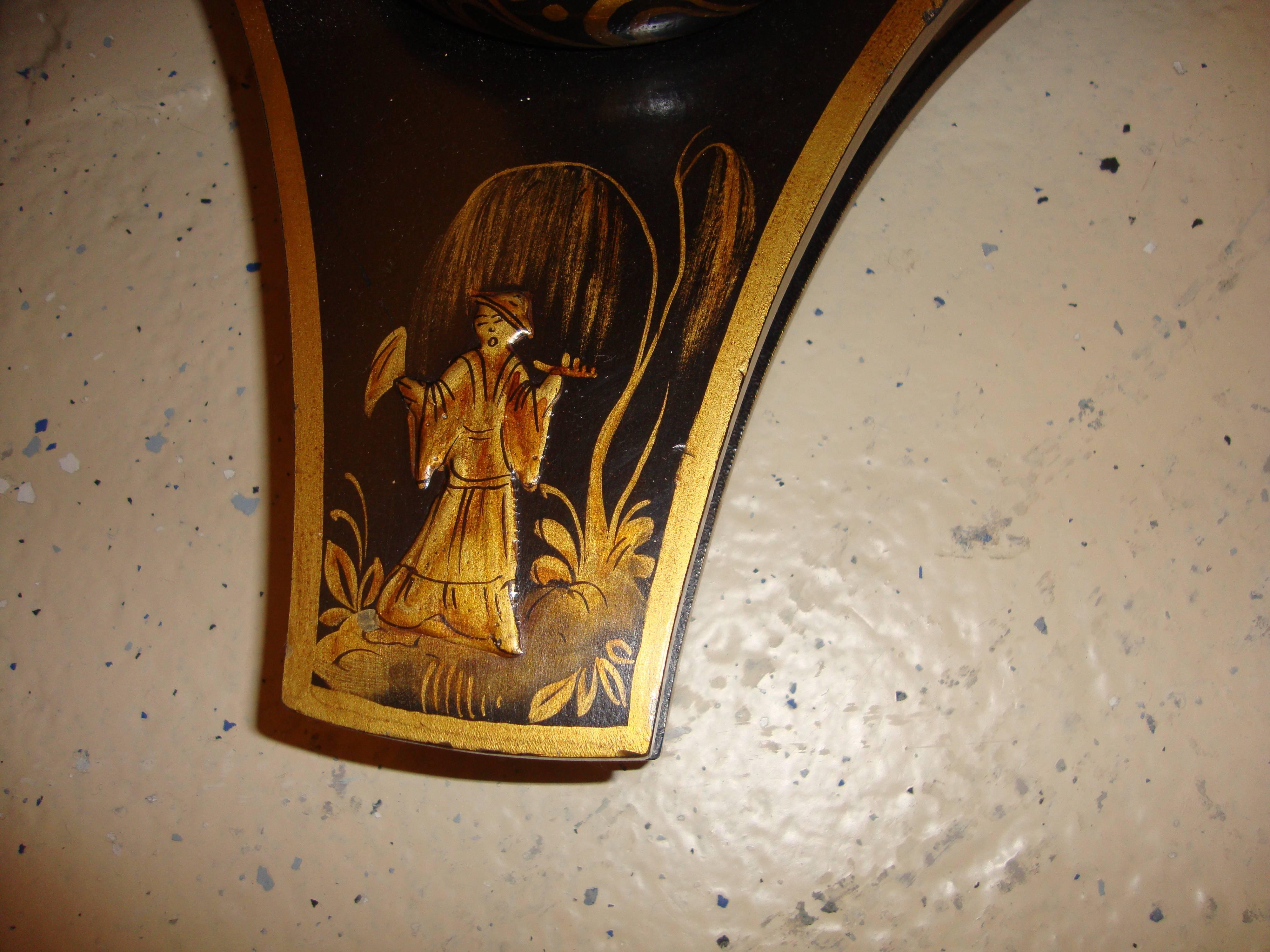 Decorative Chinoiserie Tray Table Stick Lamp 4