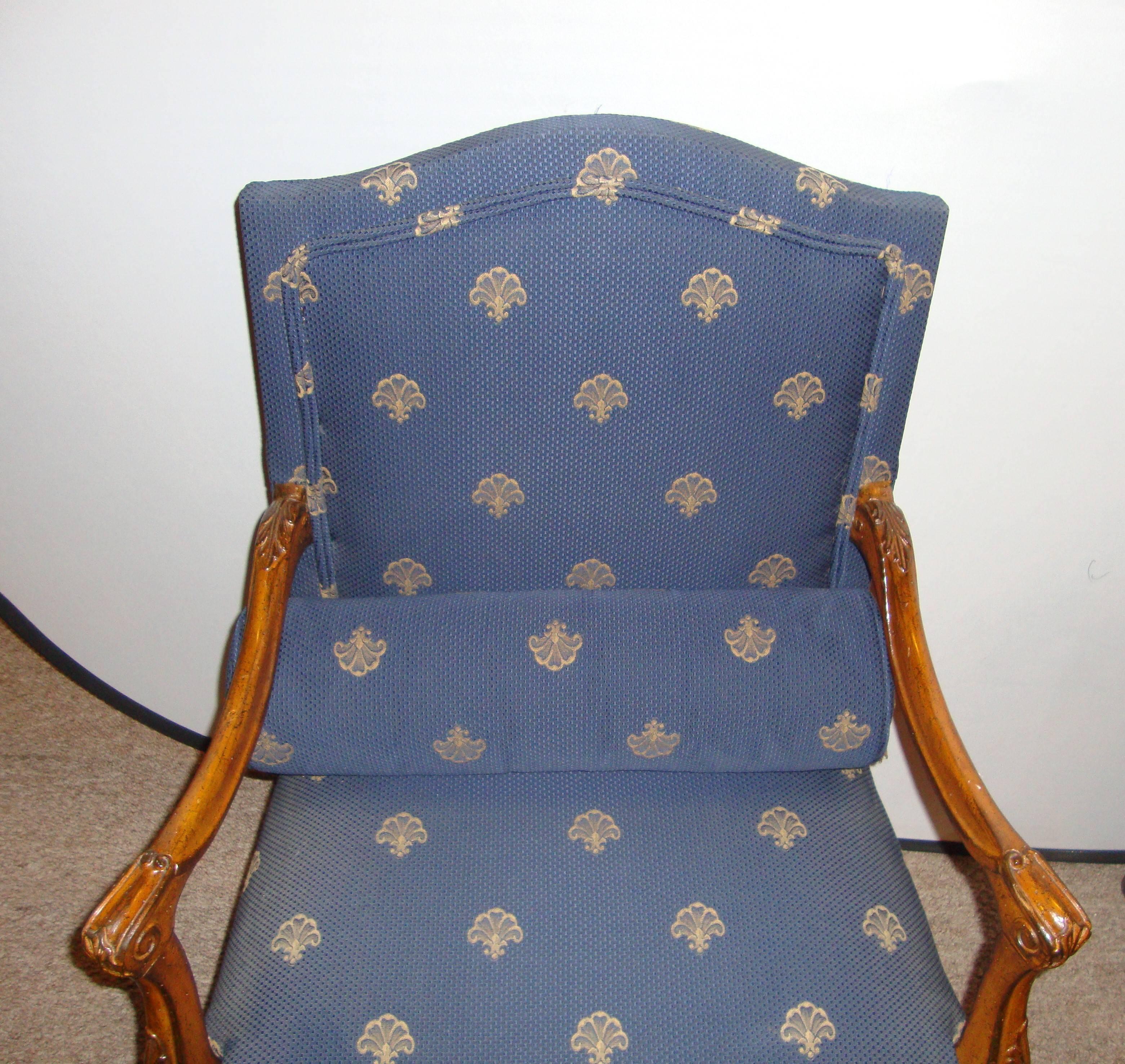 Pair of Louis XV Style Armchairs 3