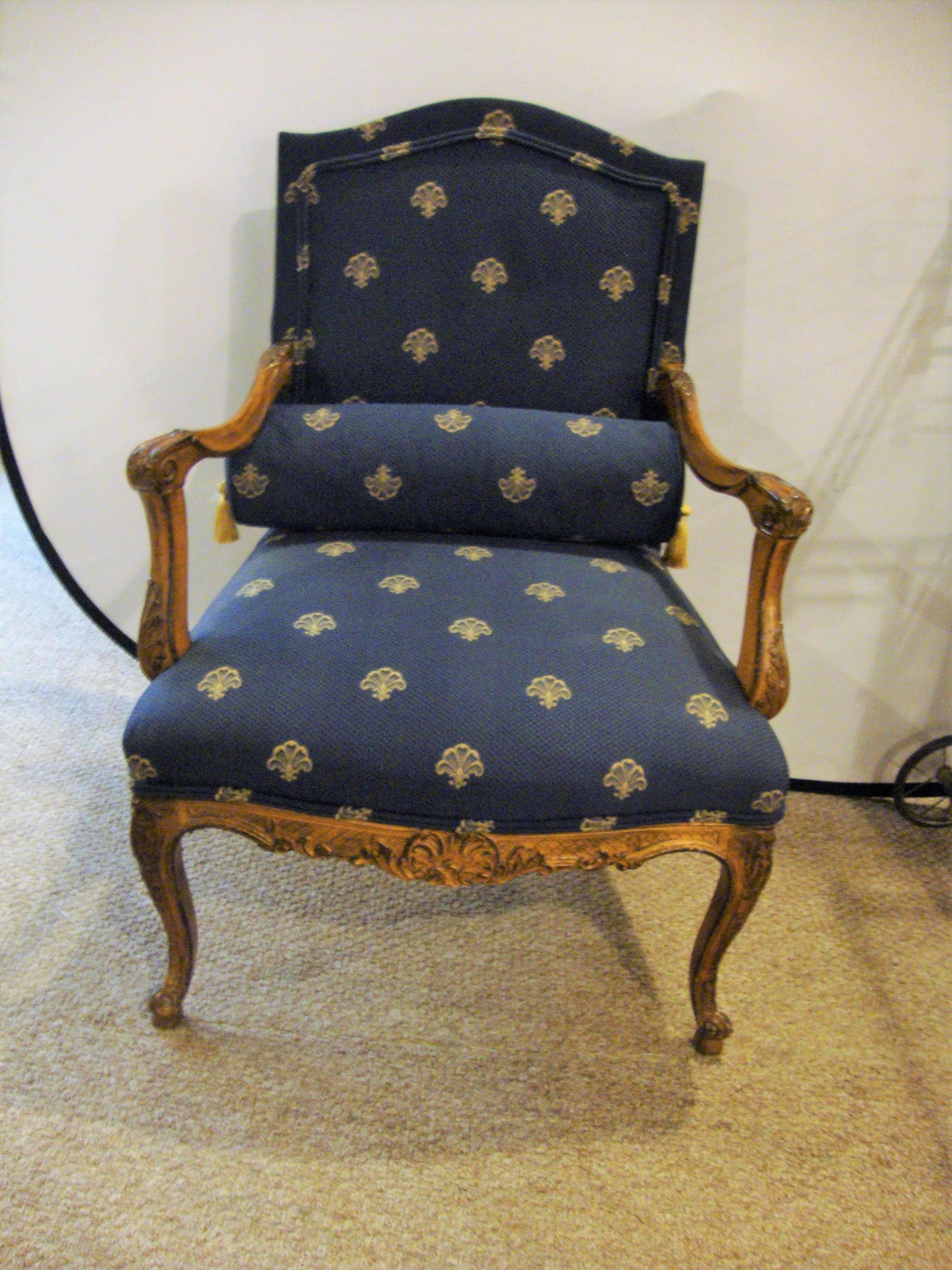 Pair of Louis XV Style Armchairs 5