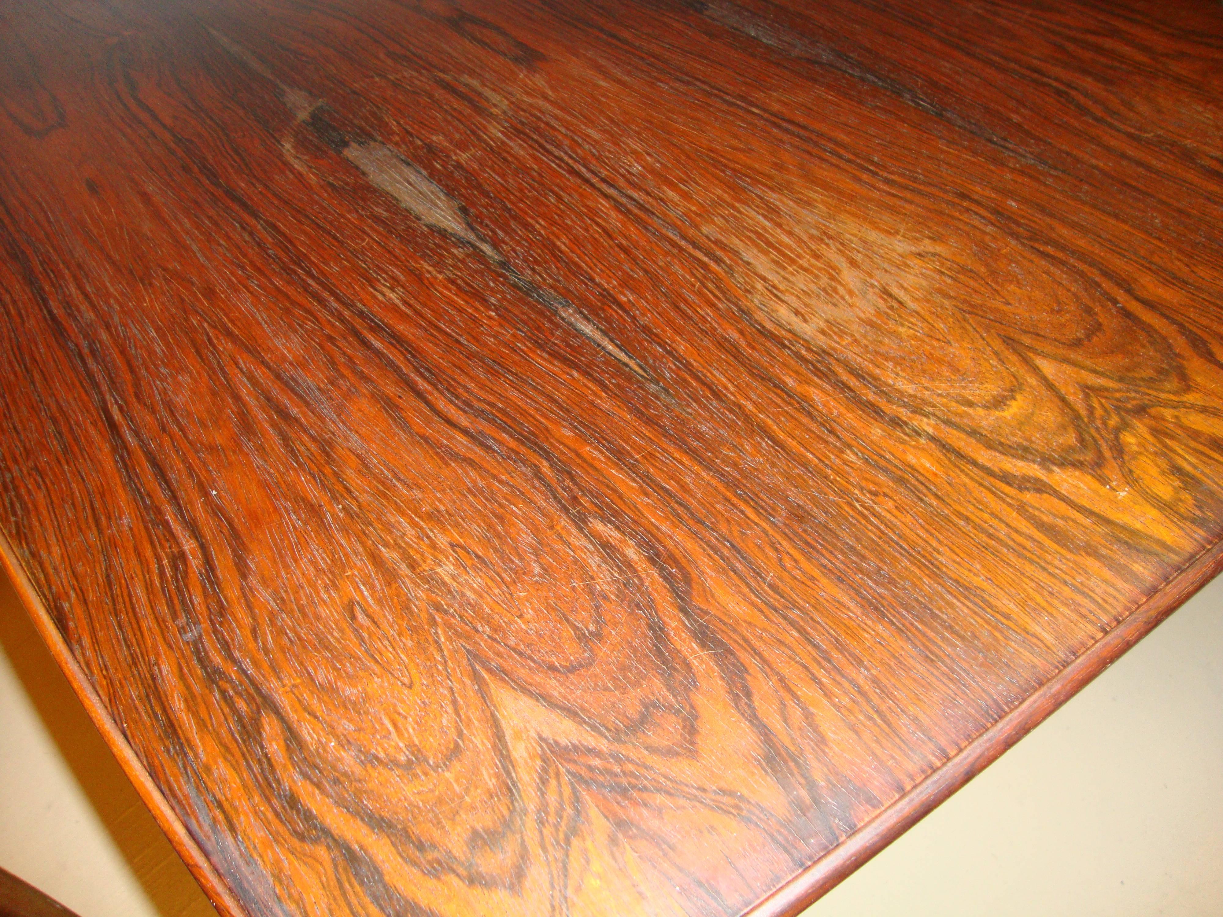 Mid-Century Modern Stamped Dining Table in Rosewood 2