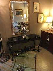 Enrique Garcel Ebony Bone Tessellated Console Table Lacquered