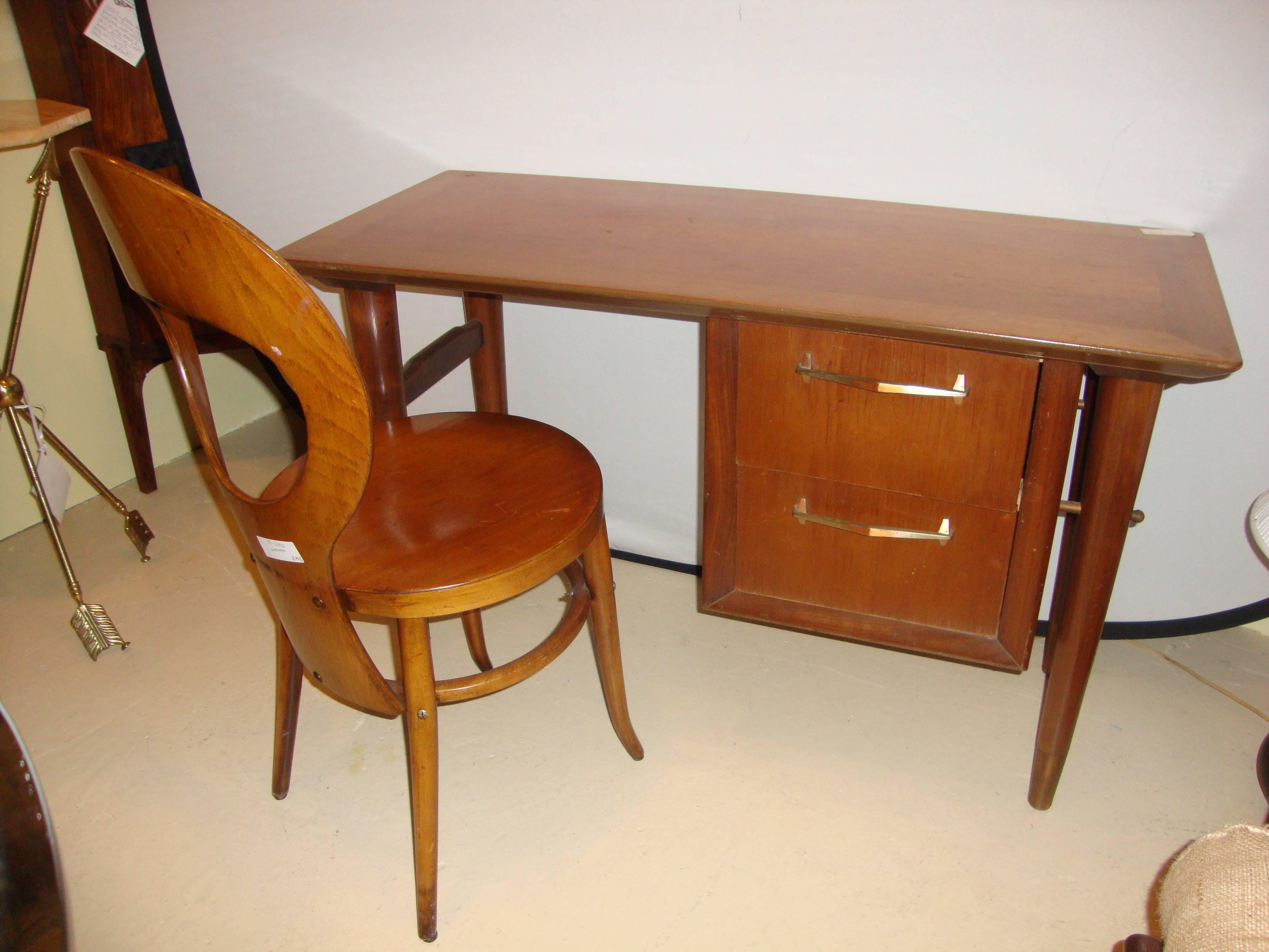 Mid-Century Danish Modern Knee Hole Desk 2