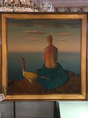 Russian Painting-Jude with a Bird, Evgeni Gordiets Signed