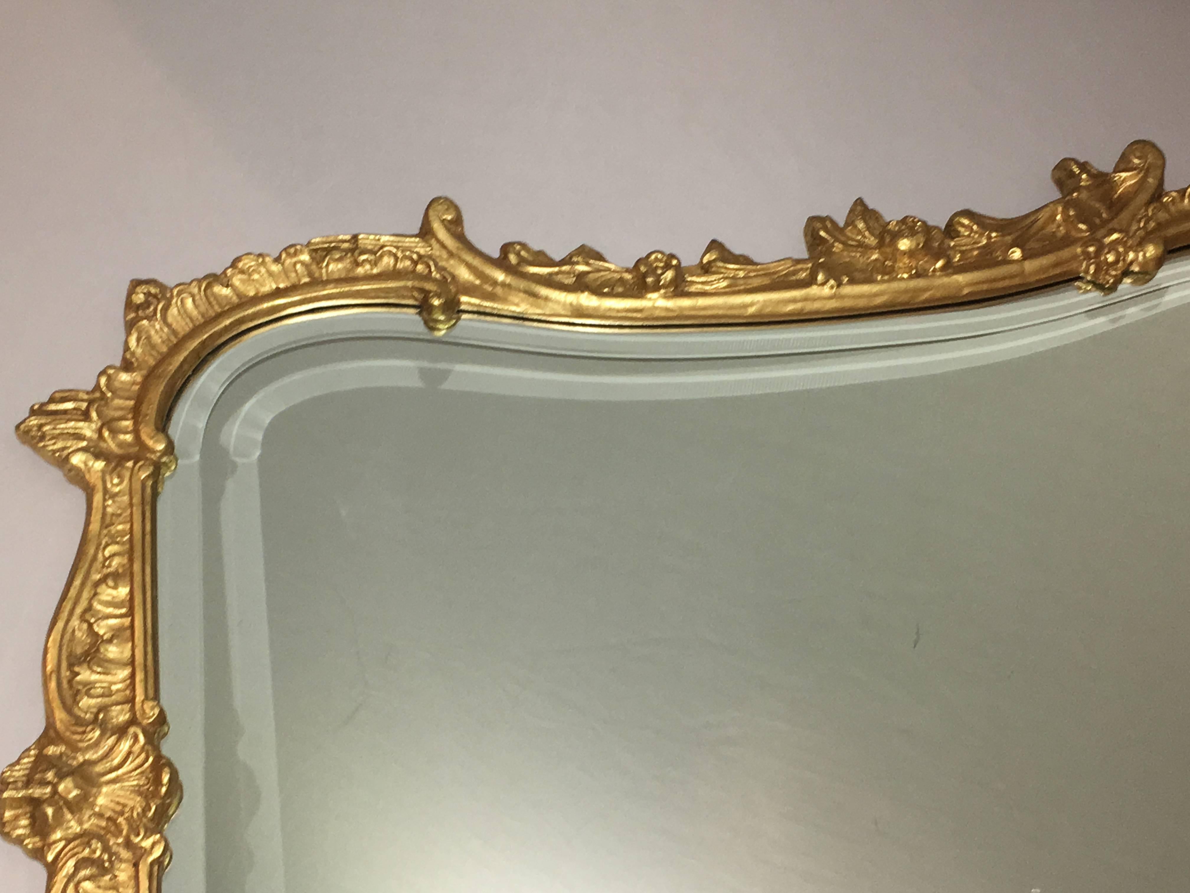 Pair of Chippendale Fashioned Console Mirrors by Friedman Bros In Good Condition In Stamford, CT