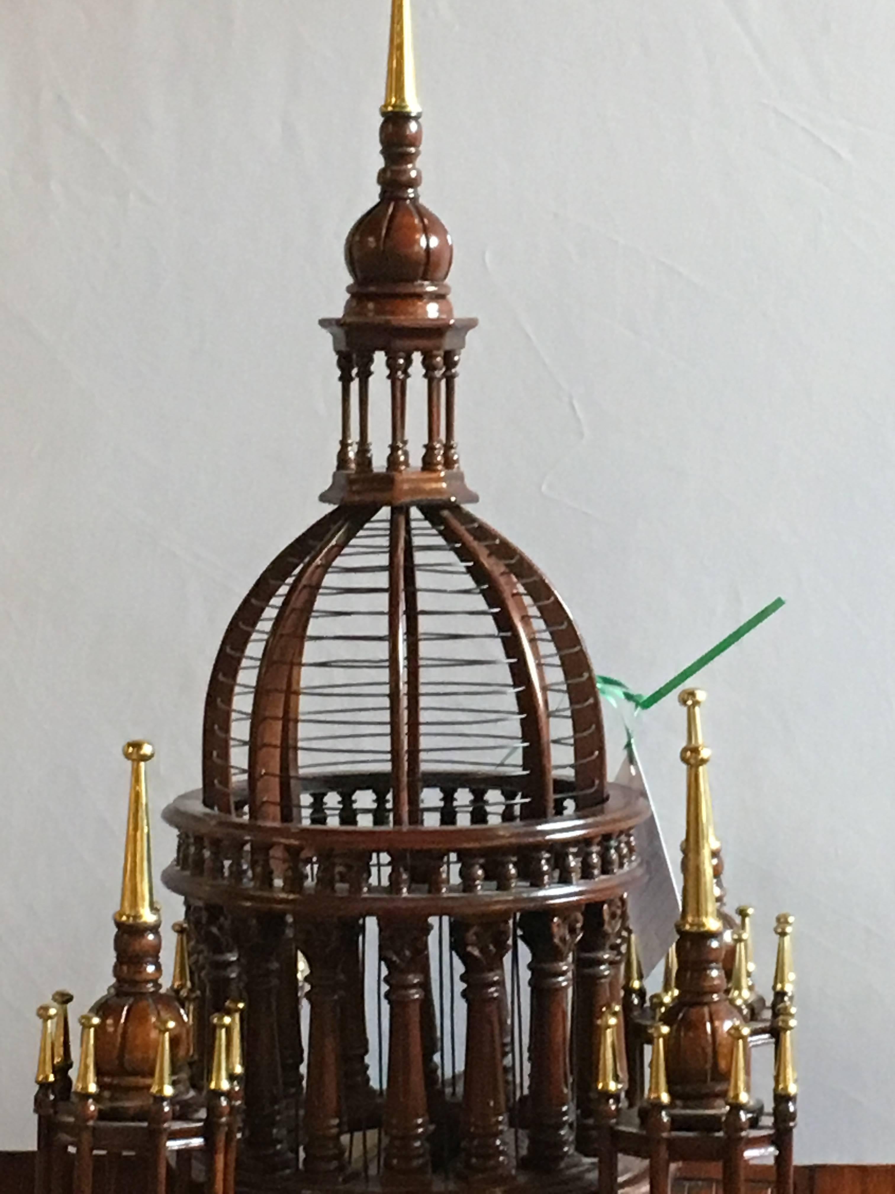 Early Victorian Victorian Style Bird Cage on a Stand