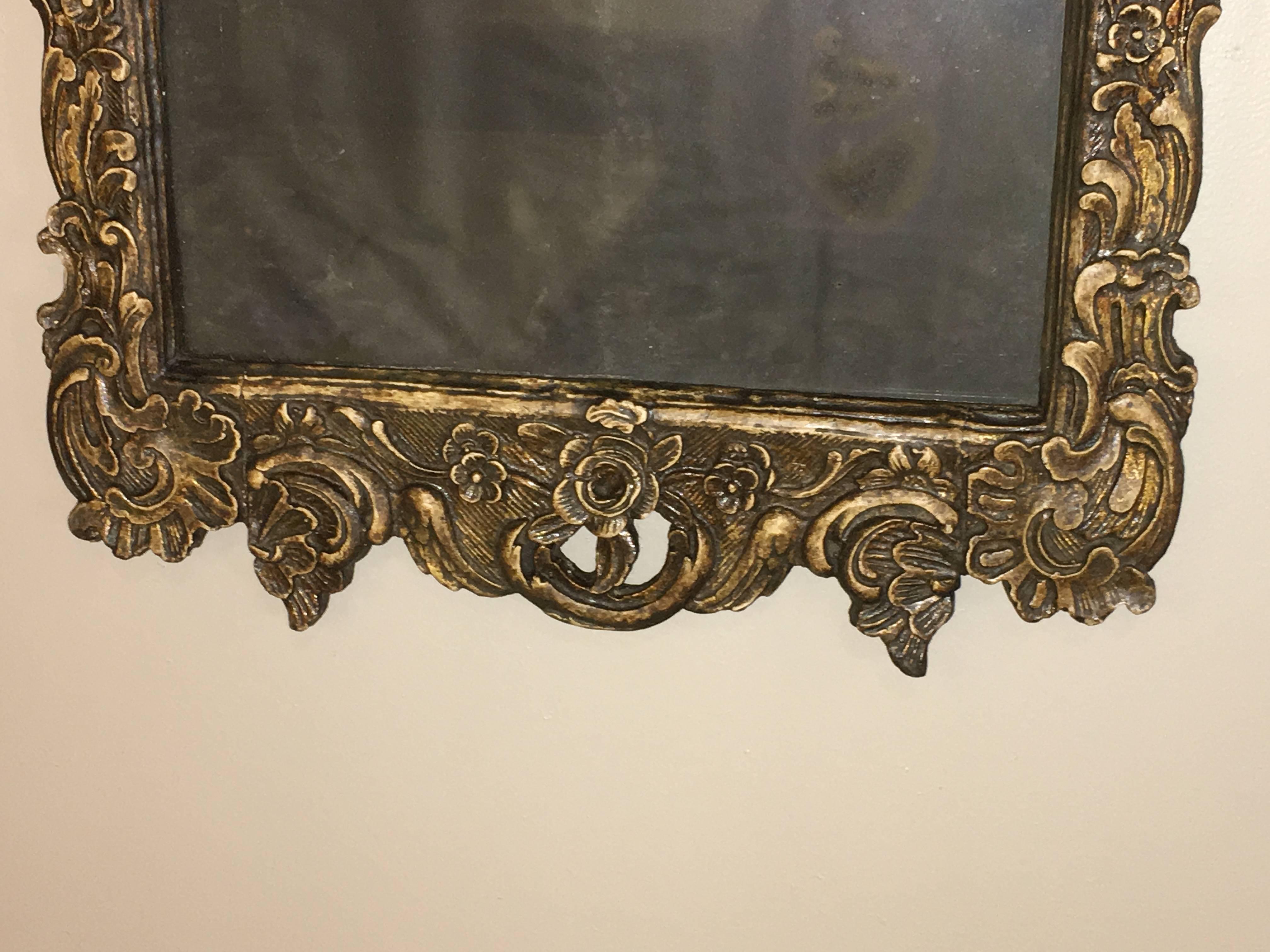 Wood Pair Of 19th Century Italian Carved Mirror Frames