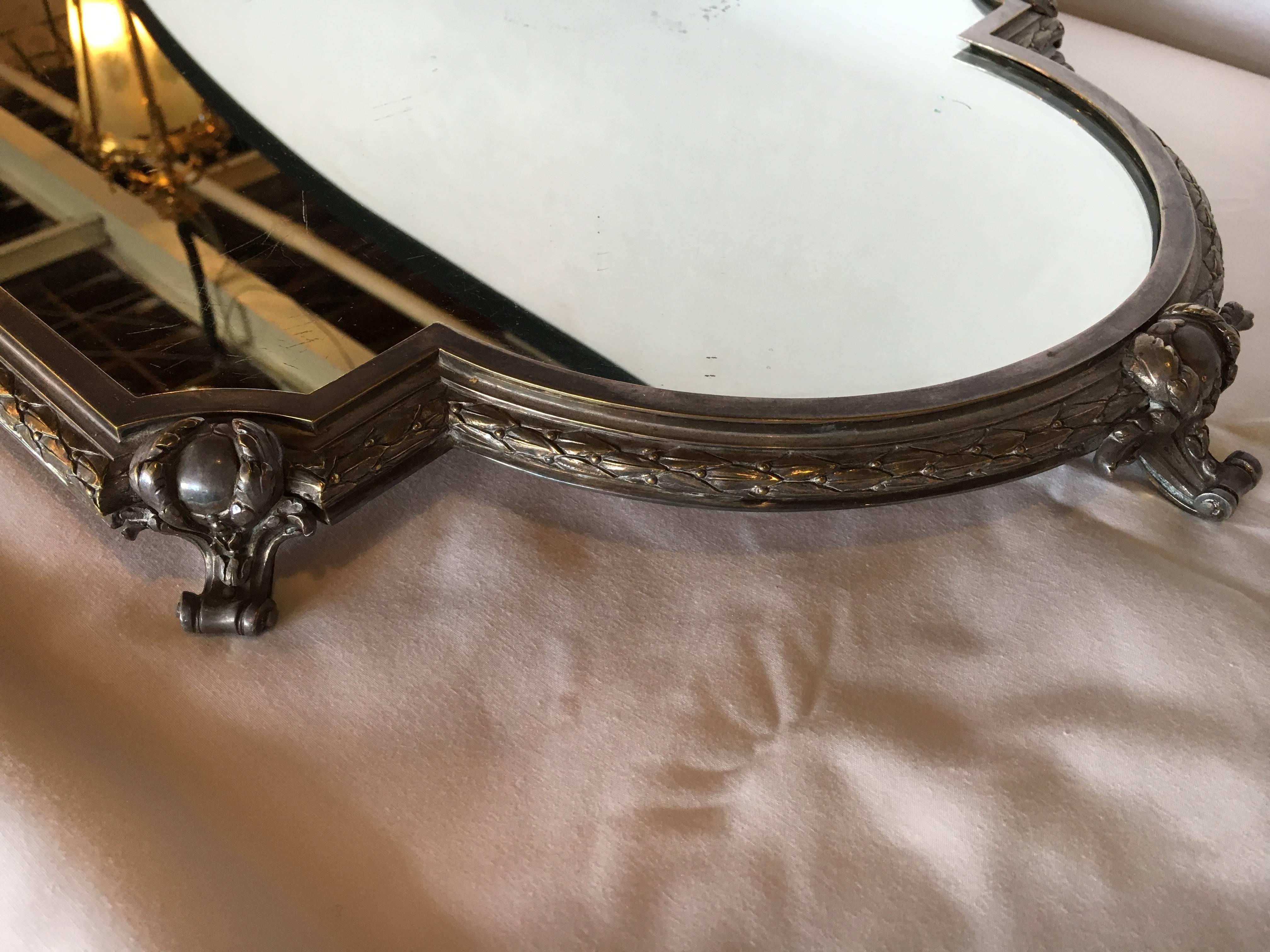 Christofle Platter and Center Piece In Good Condition In Stamford, CT