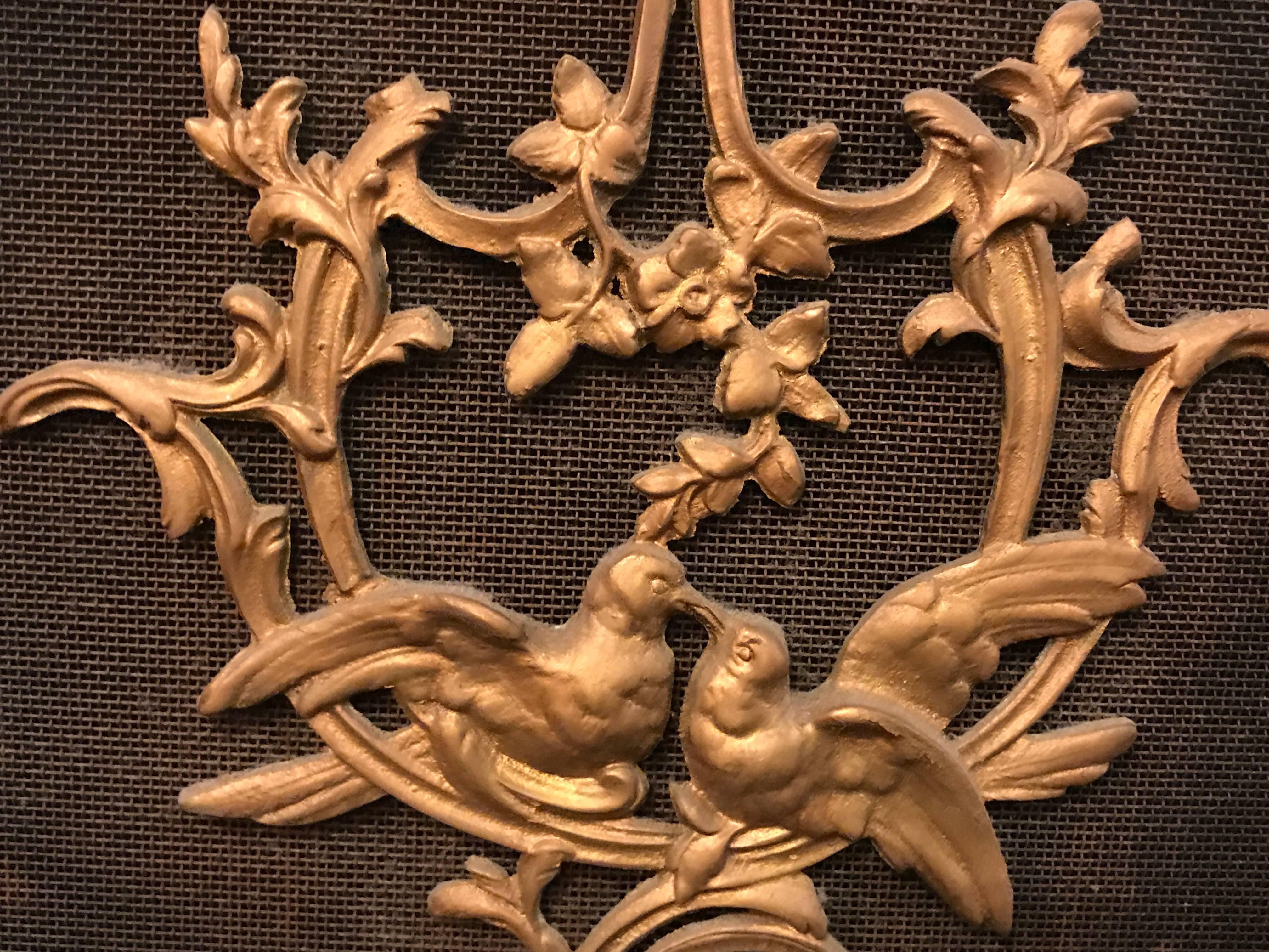 Louis XV Style French Bronze Fire Screen 3