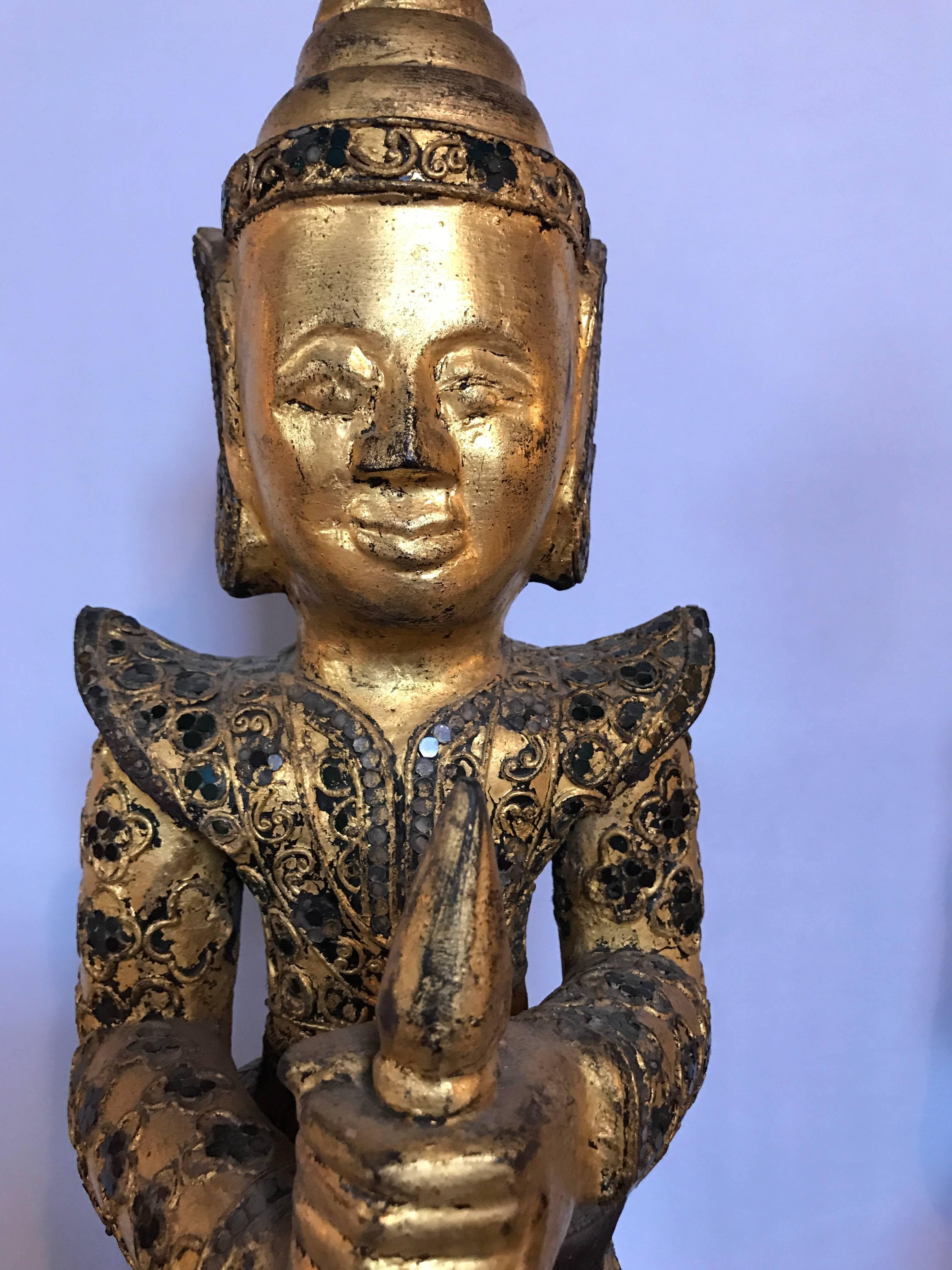 Pair of Antique Thai Figures 1