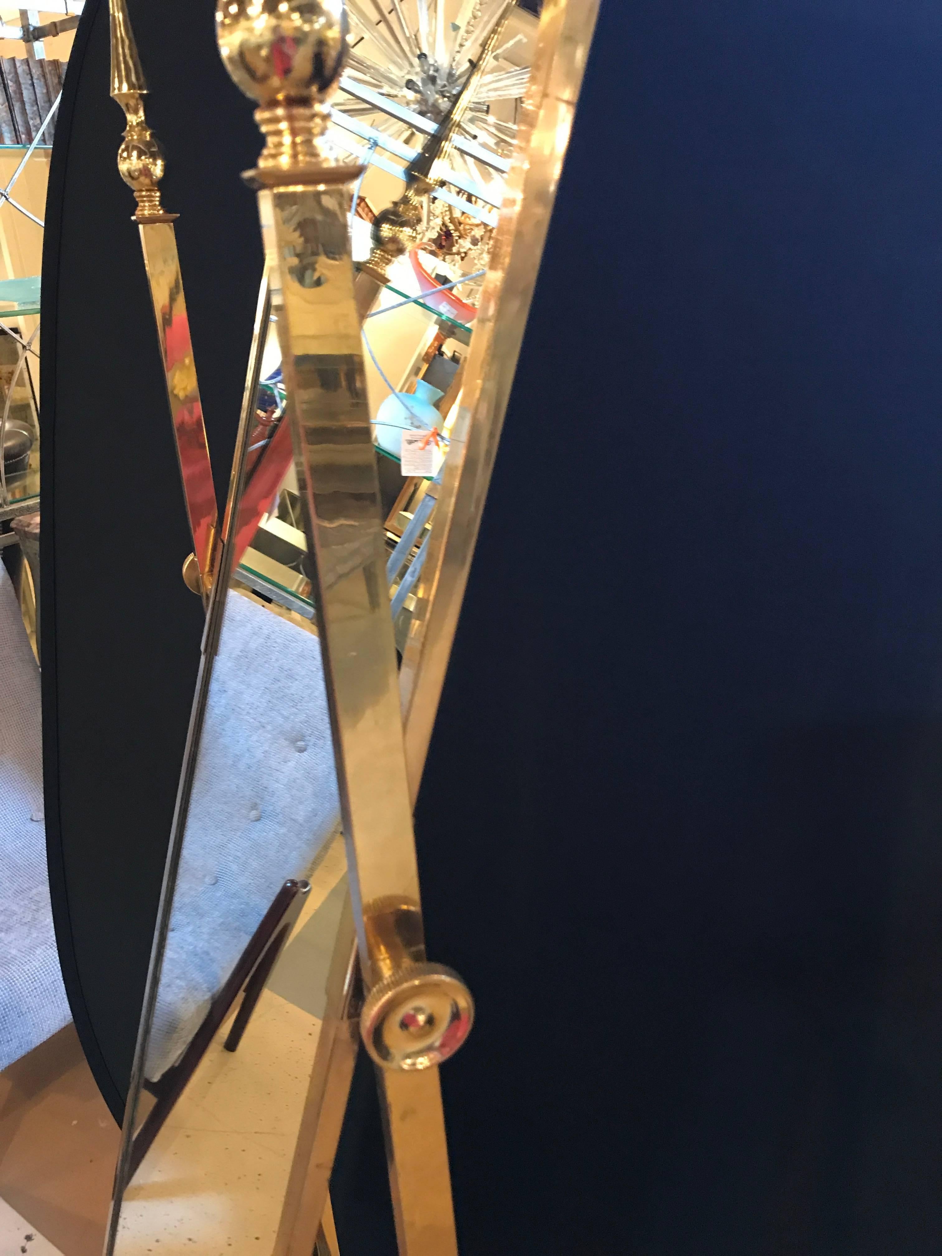 hollywood regency style mirror
