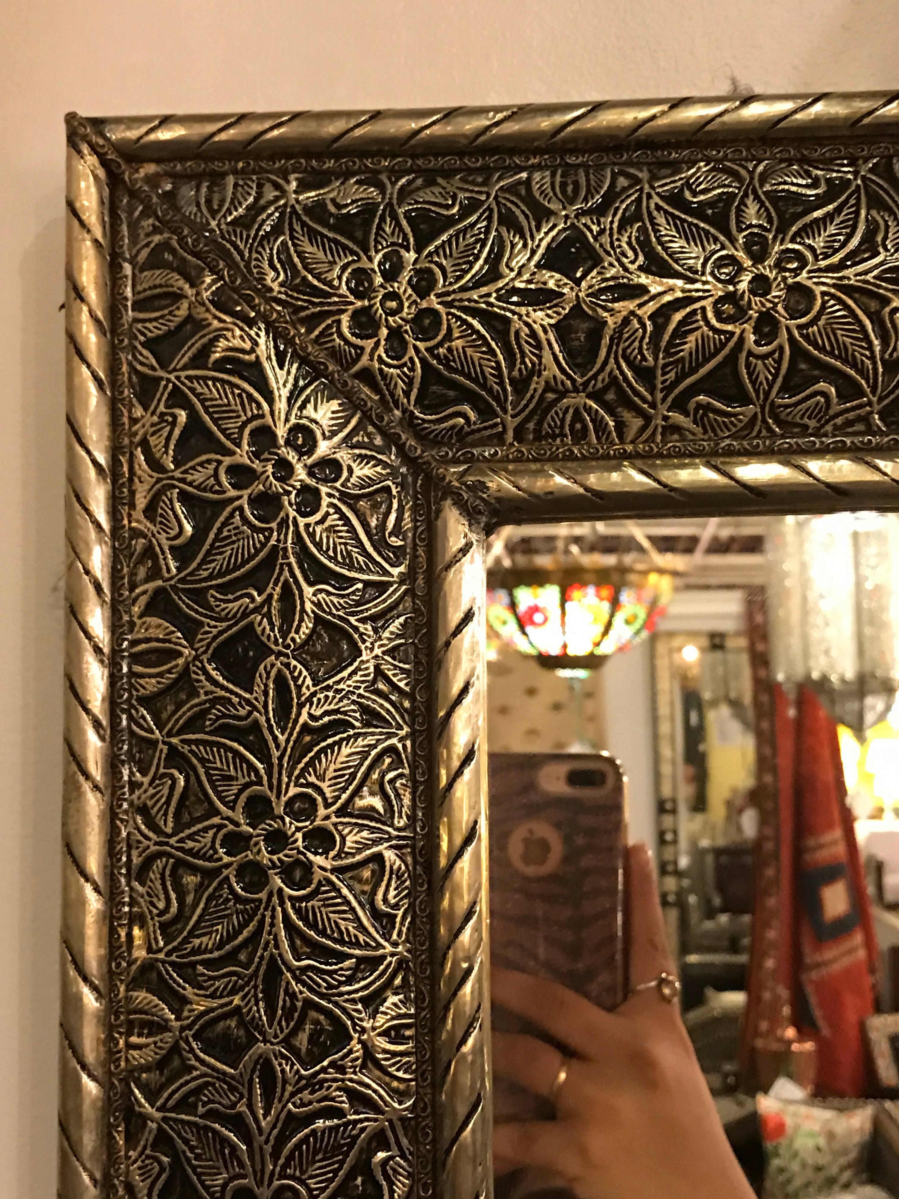Late 20th Century Moorish Style Mirror