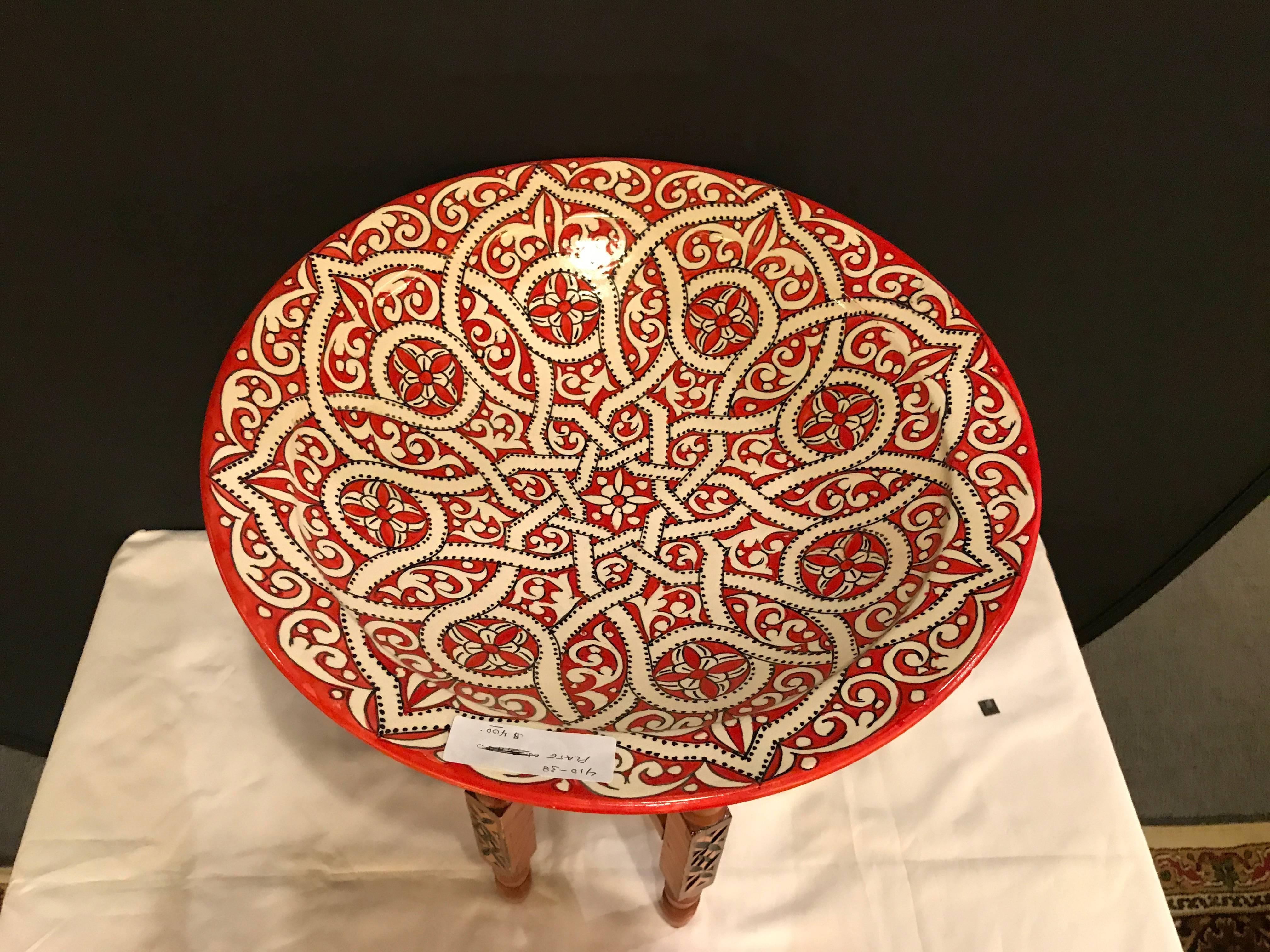 Moroccan Ceramic Plate 2