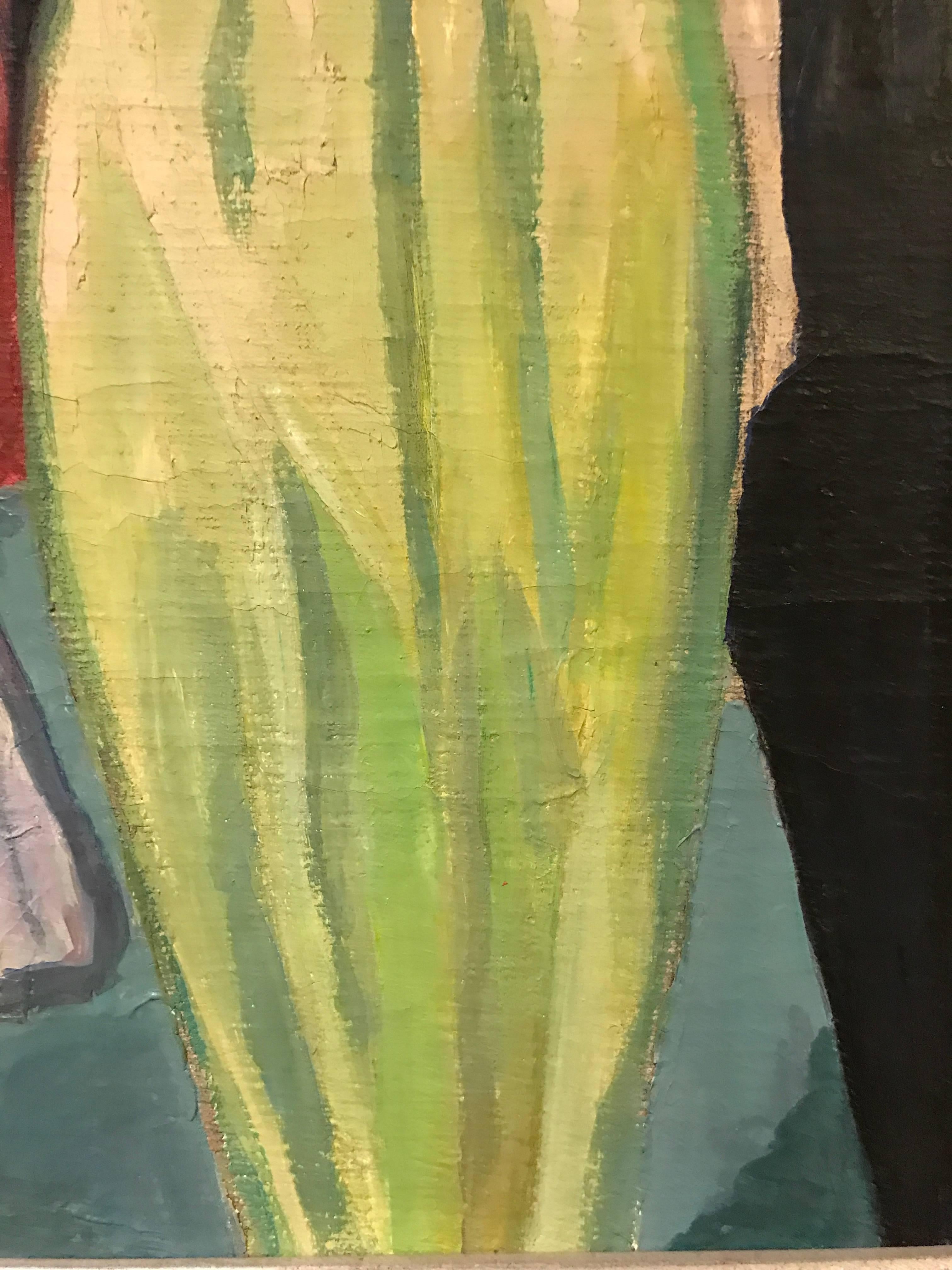 Óleo francés sobre lienzo de René Mendes del Salón de baile en venta 3