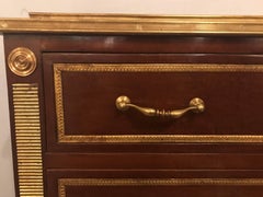 Pair of Bronze Mounted Step Up Commodes in the Russian Neoclassical Style