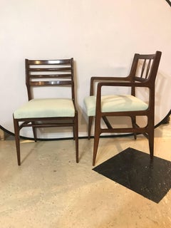 Set of Six Mid-Century Modern Rosewood Dining Chairs by R'way Furniture