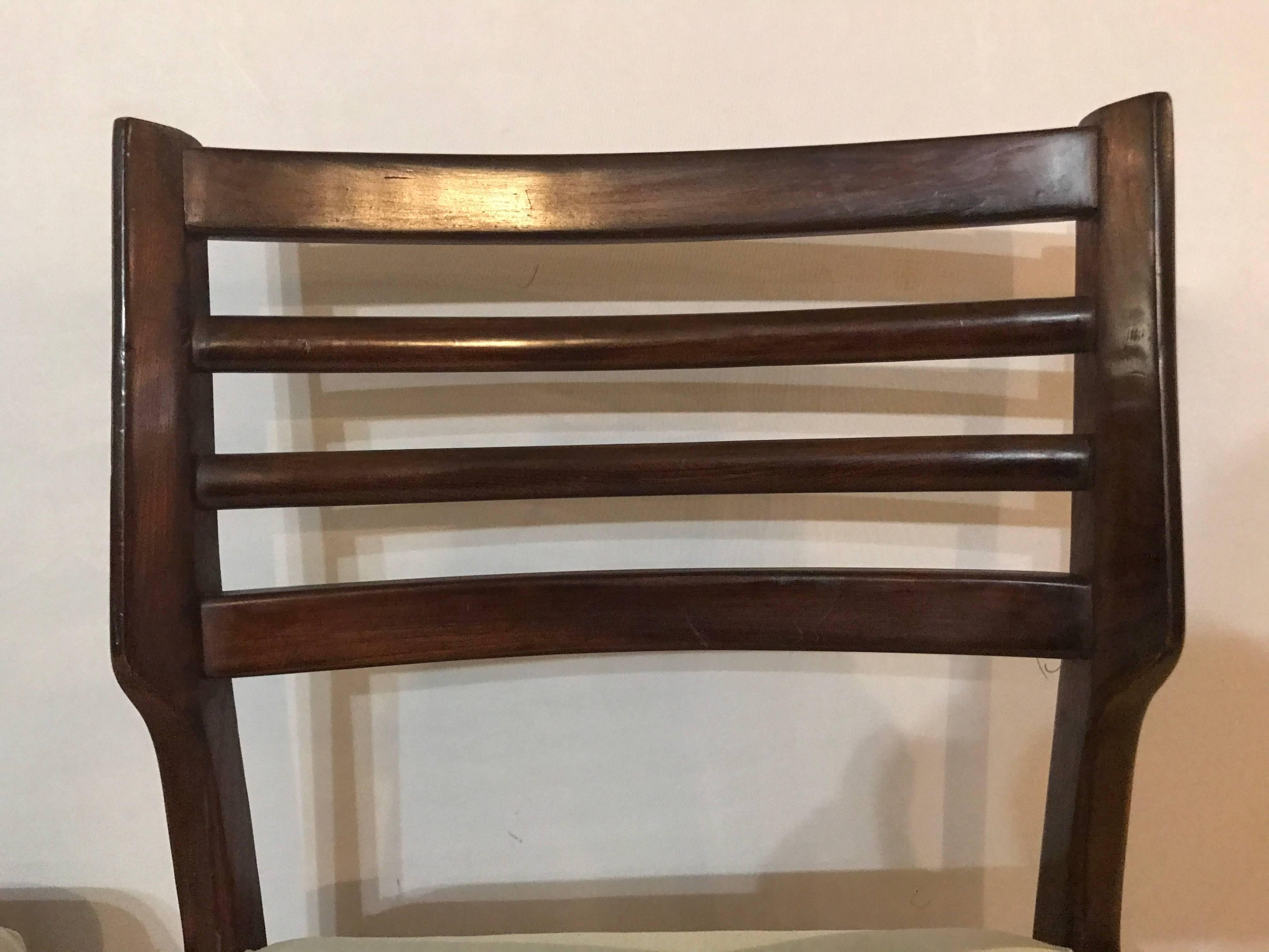 Set of Six Mid-Century Modern Rosewood Dining Chairs by R'way Furniture 3