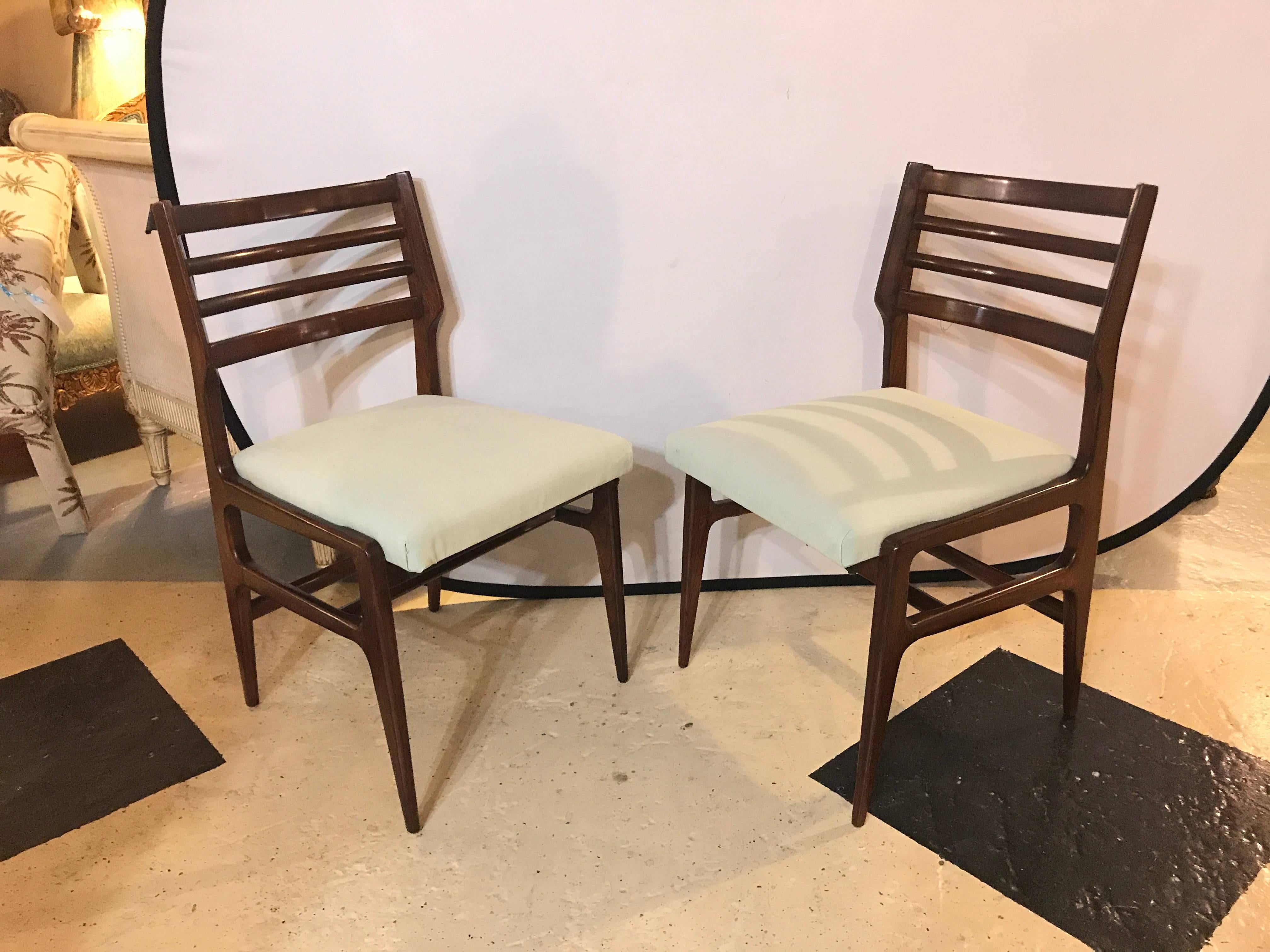 20th Century Set of Six Mid-Century Modern Rosewood Dining Chairs by R'way Furniture