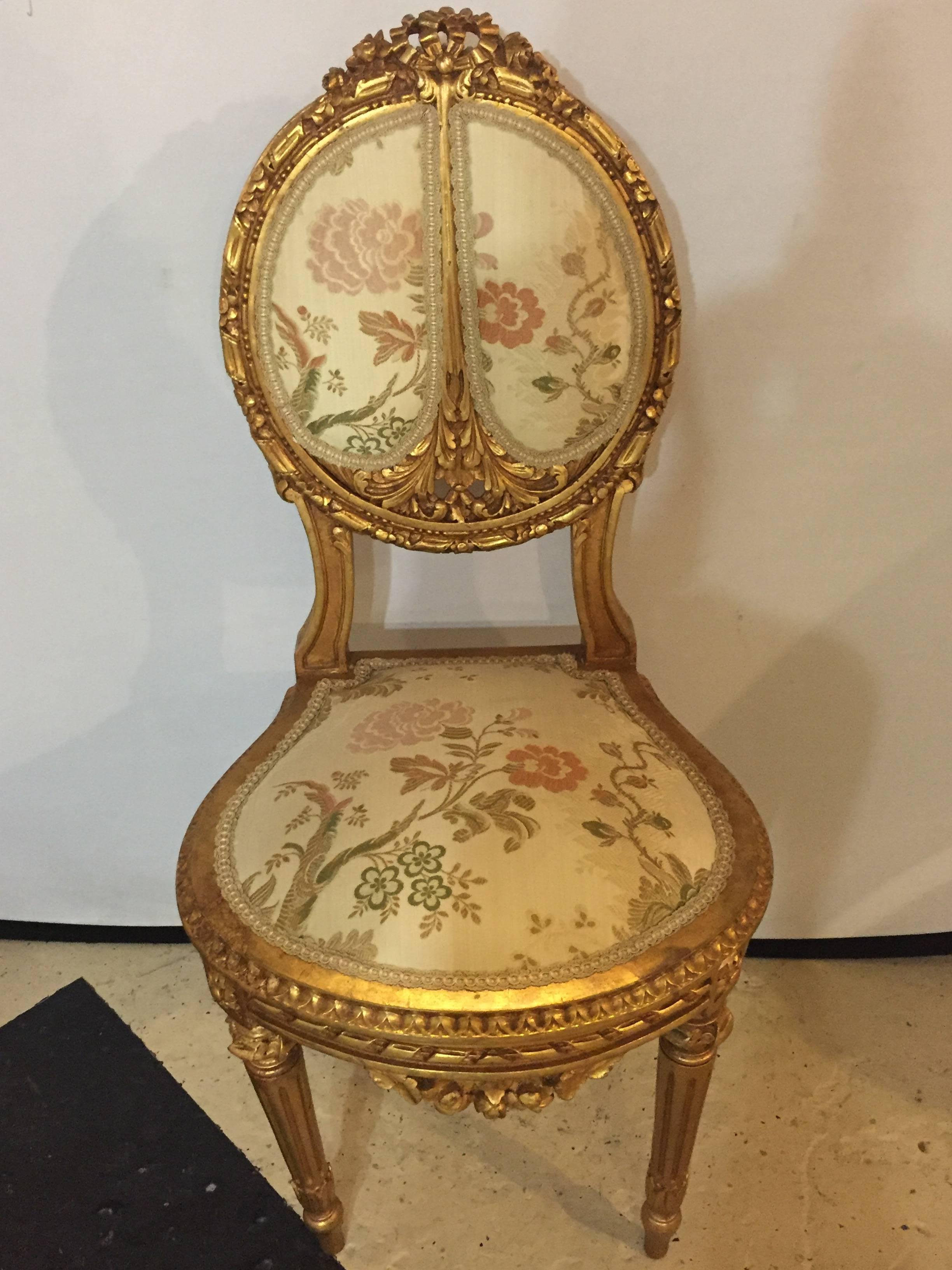 Set of Four Louis XVI Side Chairs 1
