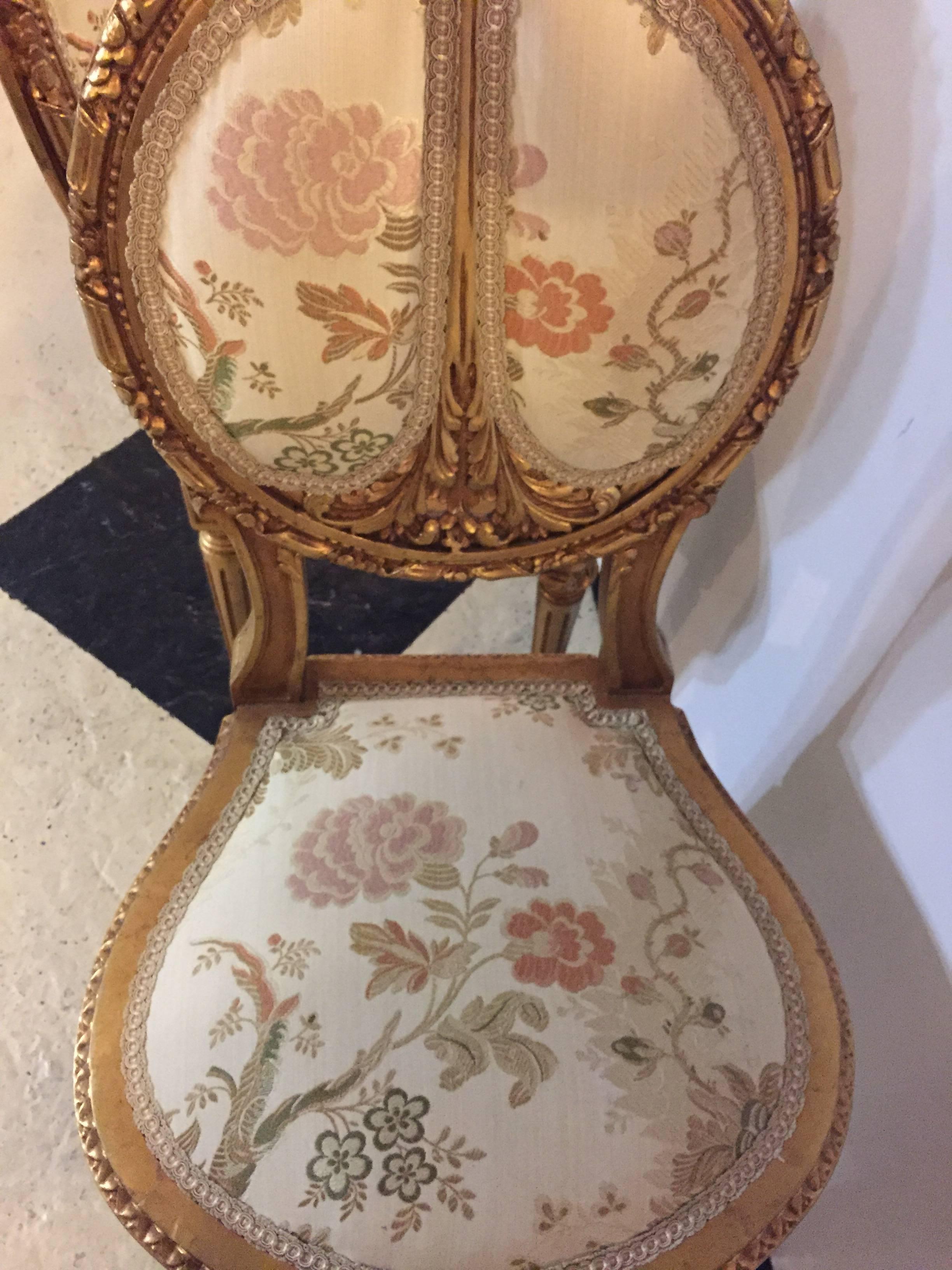Set of Four Louis XVI Side Chairs 2