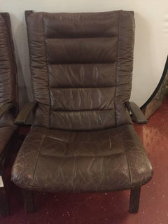 Pair of Mid-Century Modern Siesta Lounge Chairs by Ingmar Relling for Westnofa