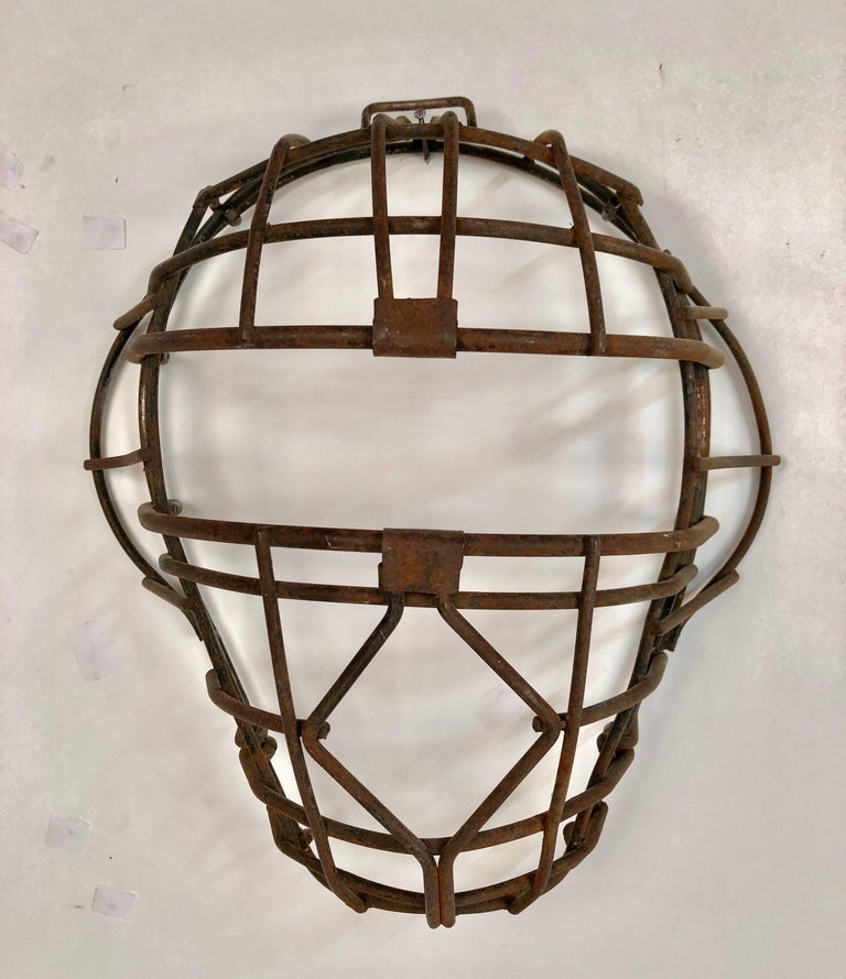 Collection of Nine Antique Steel Catchers Masks, circa 19201950 at 1stDibs