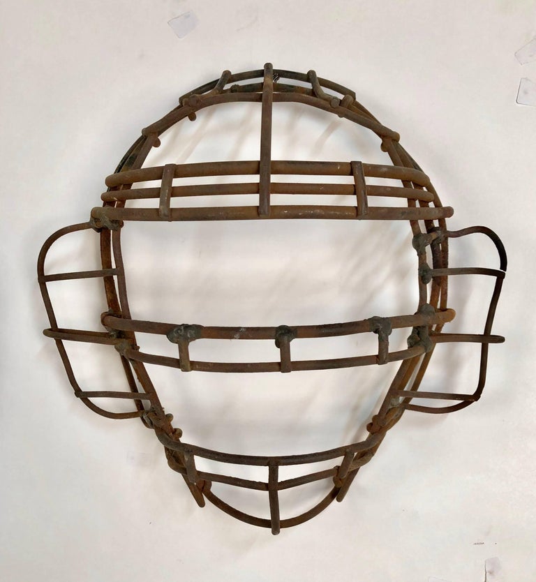 Collection of Nine Antique Steel Catchers Masks, circa 19201950 at 1stDibs