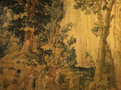 Fine Tapestry Flemish Pastoral Delft Scene 17th Century Prov. Christies NYC