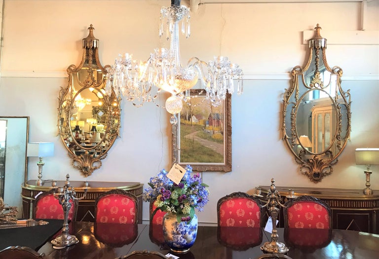 Pair of Early 20th Century Monumental Louis XVI Style Giltwood Console ...