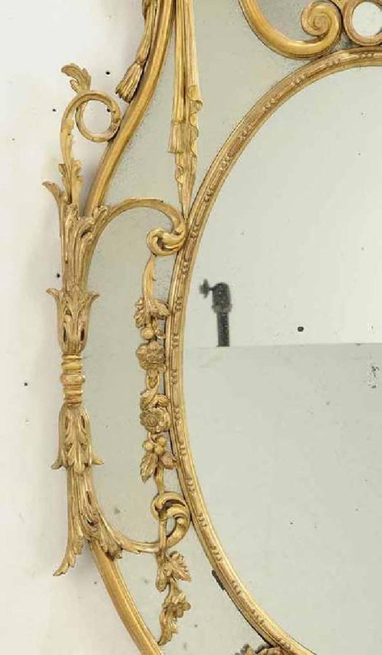 Pair of Early 20th Century Monumental Louis XVI Style Giltwood Console ...