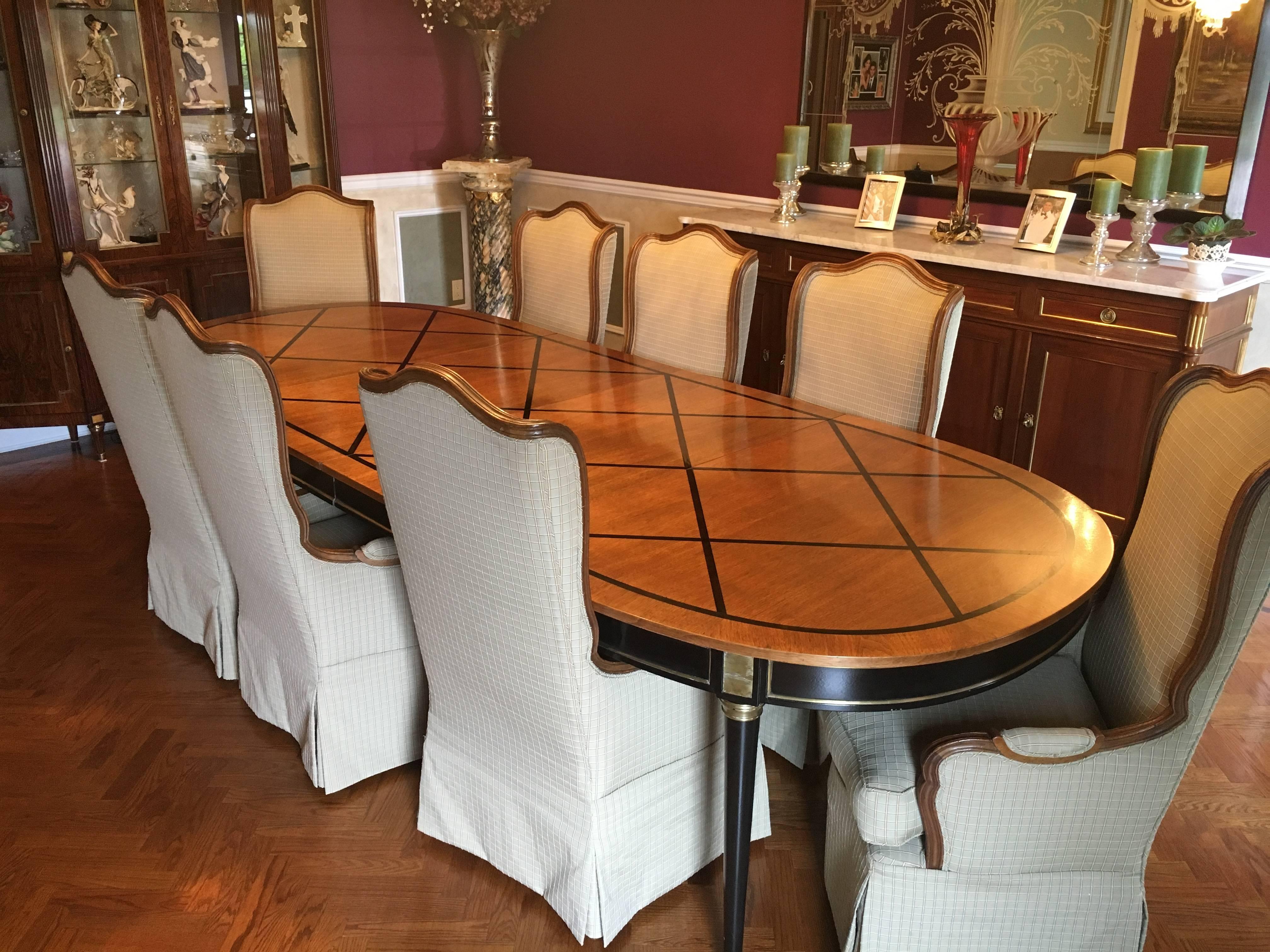 French Louis XVI Style Dining Table by Maison Jansen 5