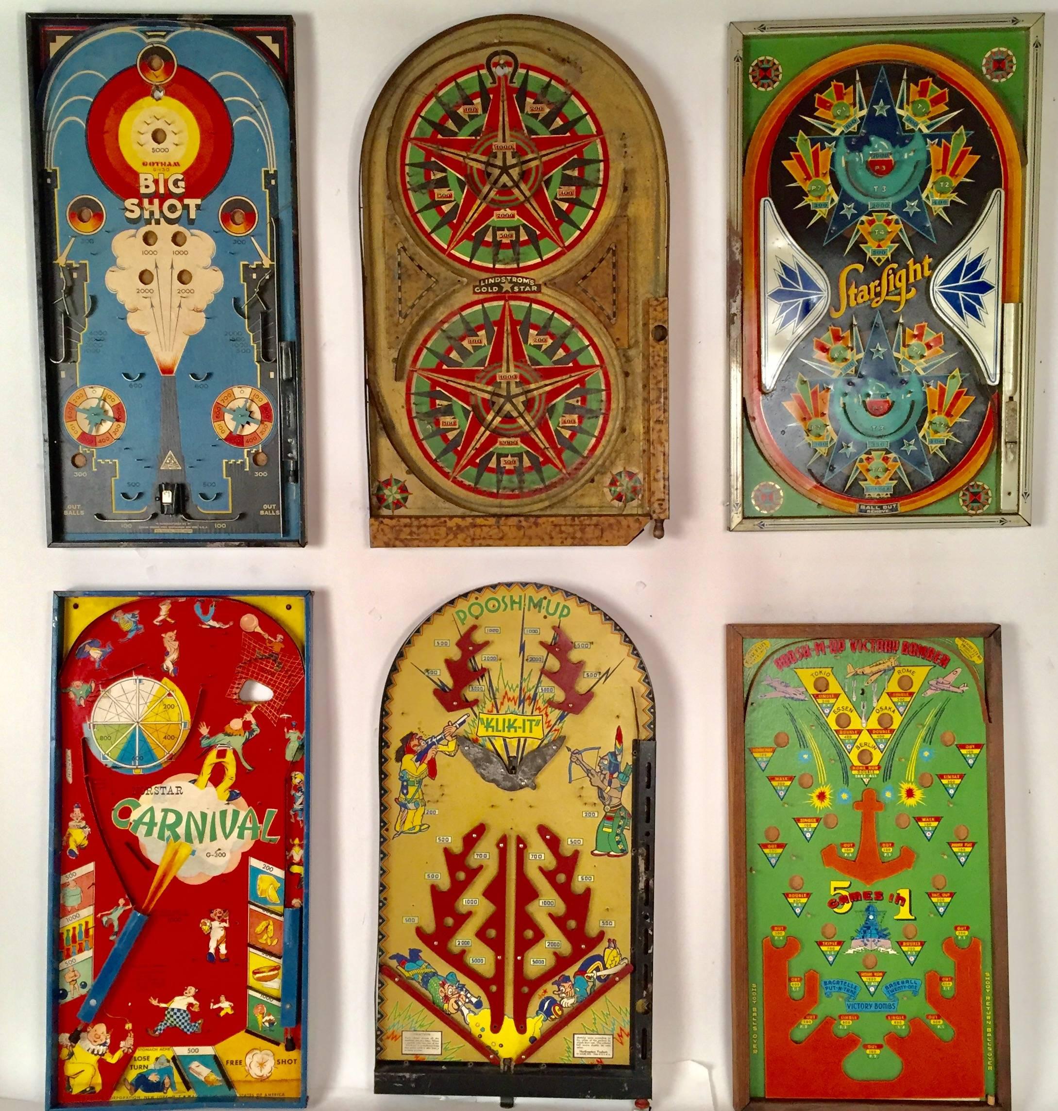 Collection of Six Antique Game Boards, circa 1920-1940 5