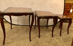 Italian 19th Century Antique Nest of Three Stack Tables