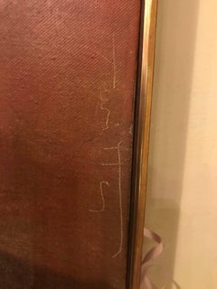 James Twitty Oil on Canvas Titled "Red Red Spinnakers" Signed