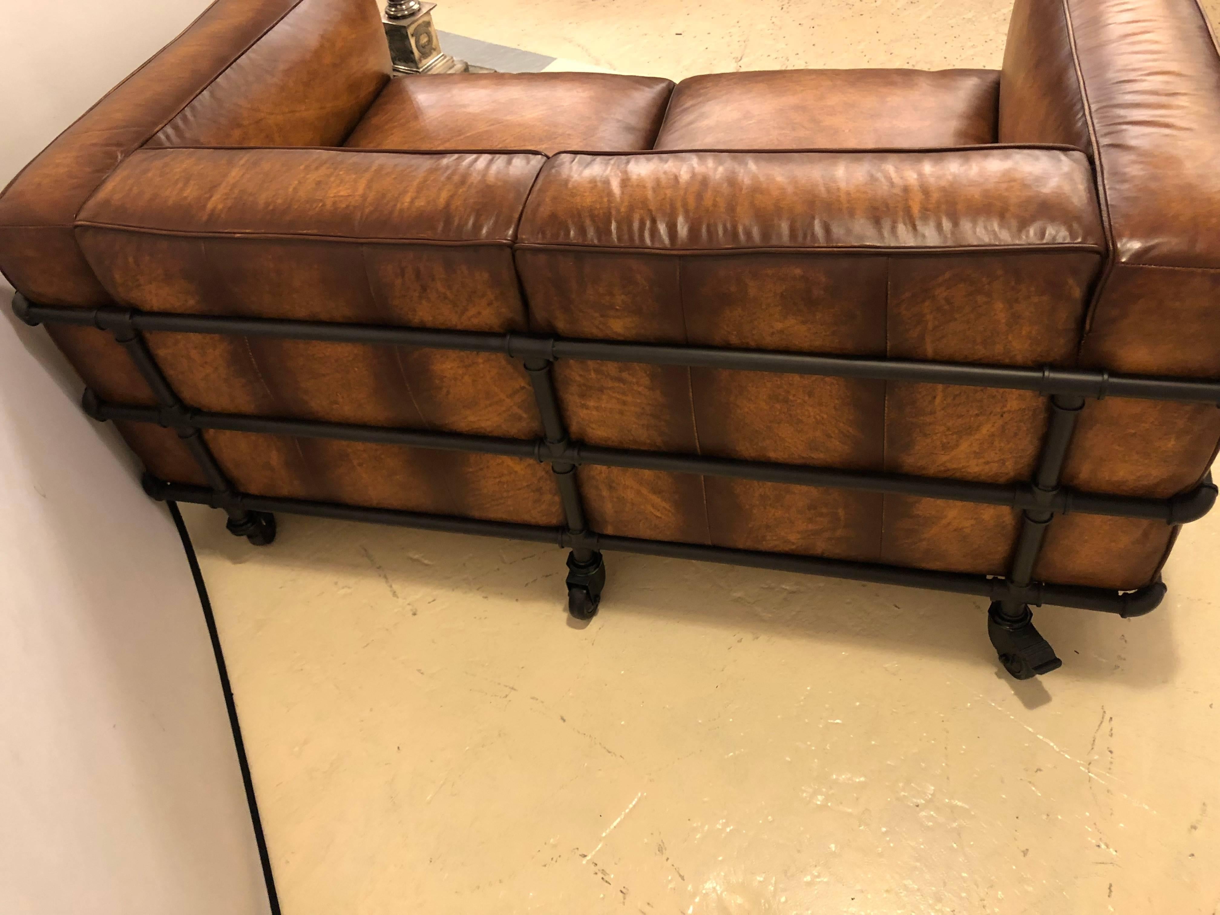 industrial style armchair