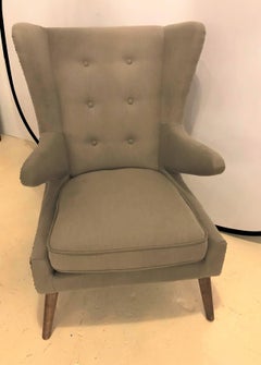 Mid-Century Modern Style Papa Bear Style Armchair