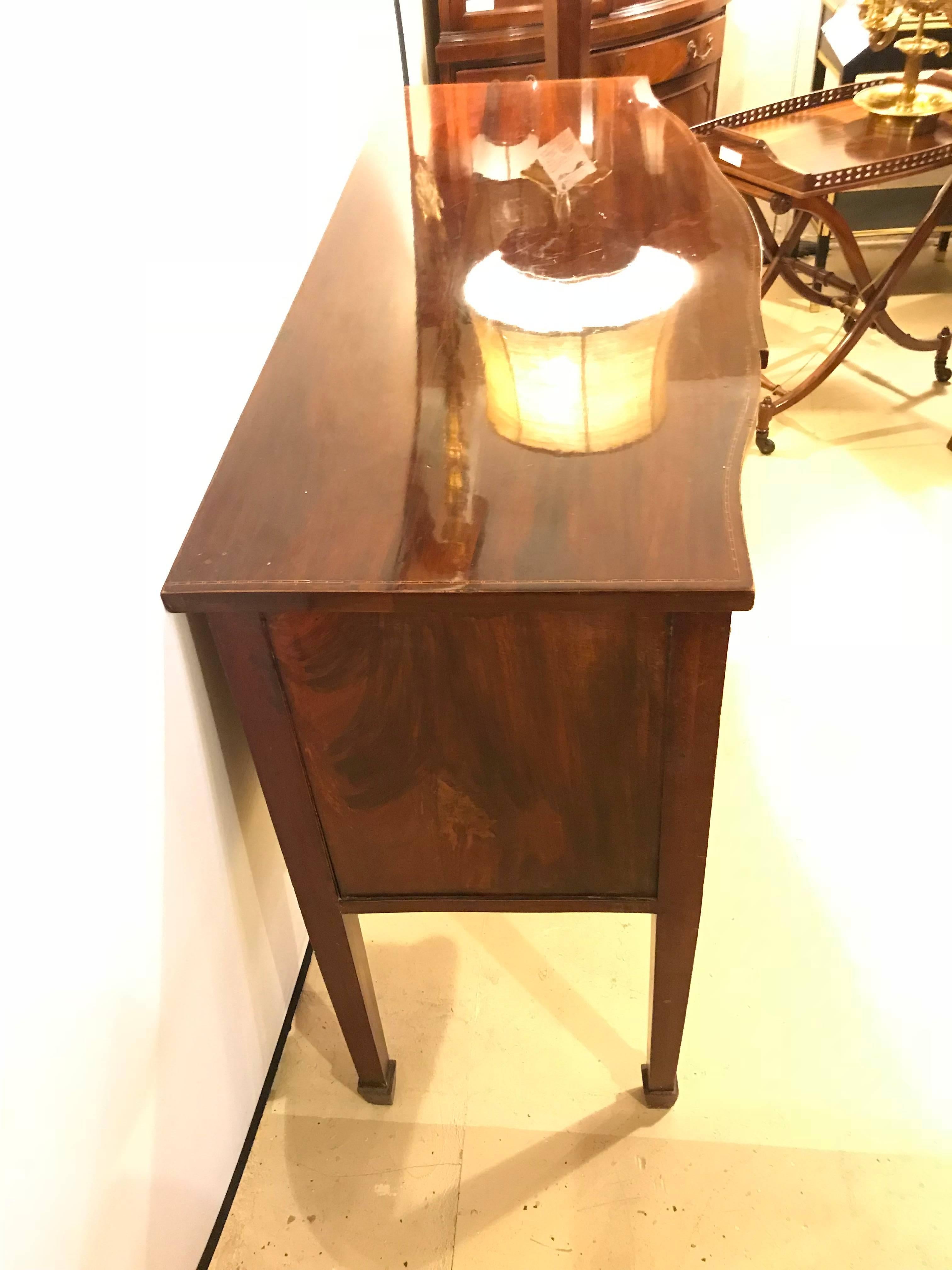 19th Century Georgian Style Sideboard or Server with Inlays 4