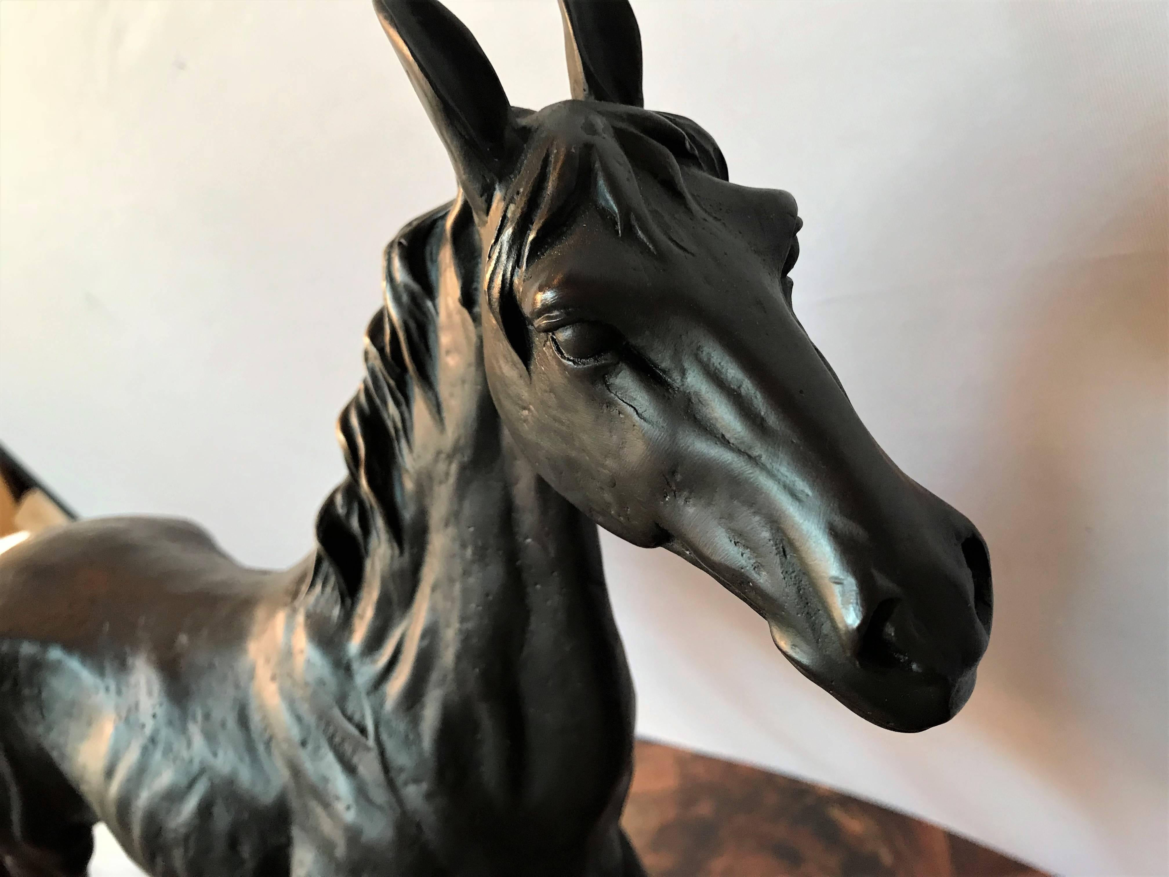 A bronze long eared stallion.