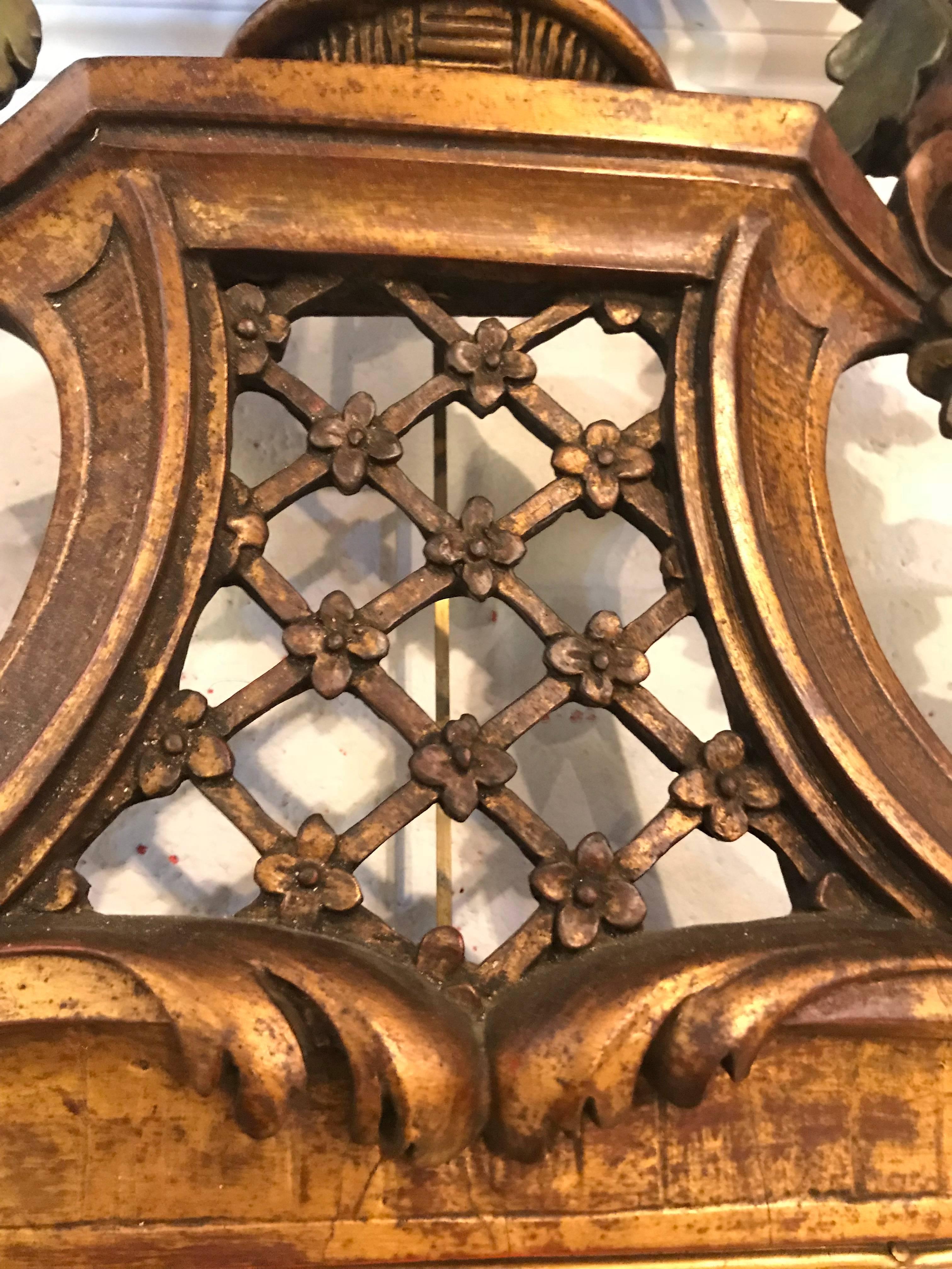 Wood European Design, Louis XVI, Wall Mirrors, Giltwood, antiqued glass, 19th C. For Sale