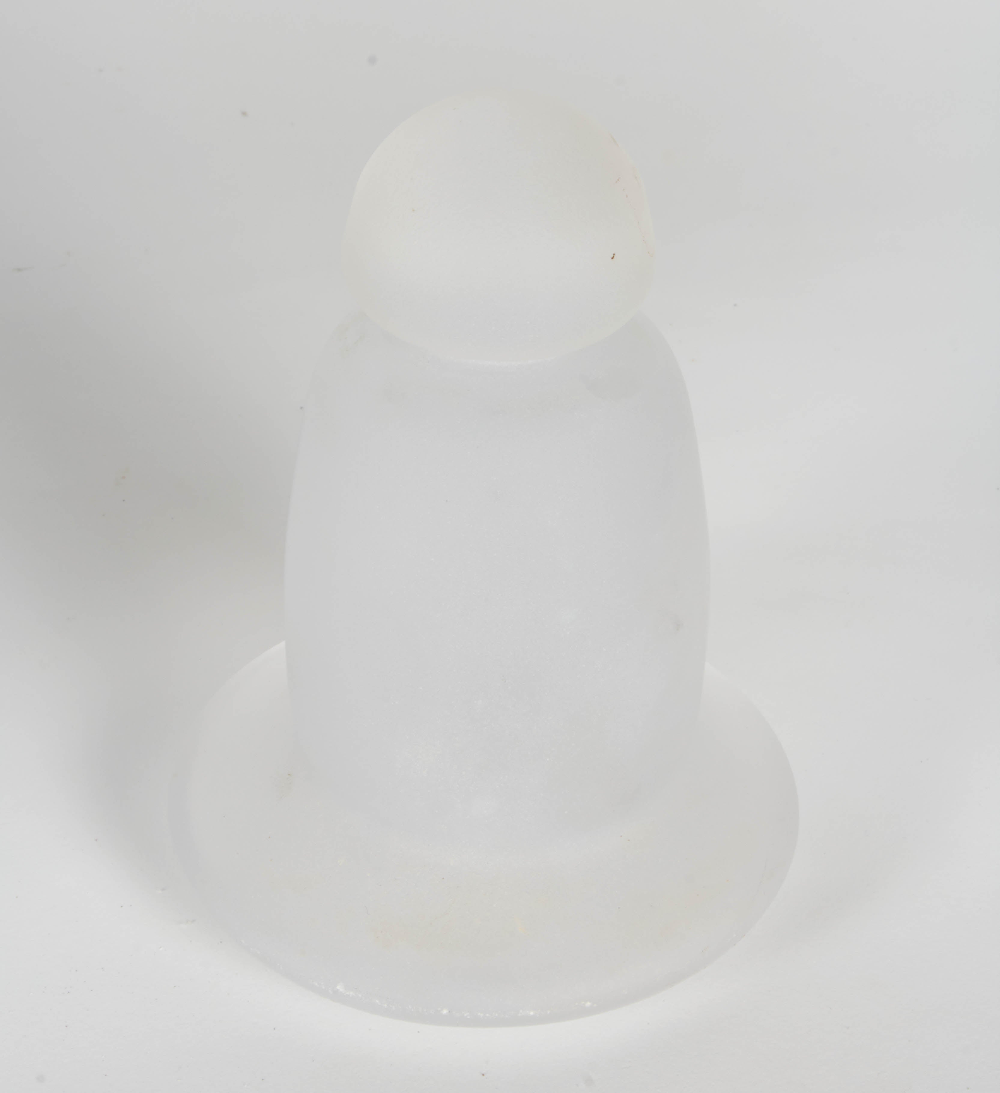 Contemporary Richard Hirsch Ceramic Mortar and Glass Pestle, 2004 For Sale