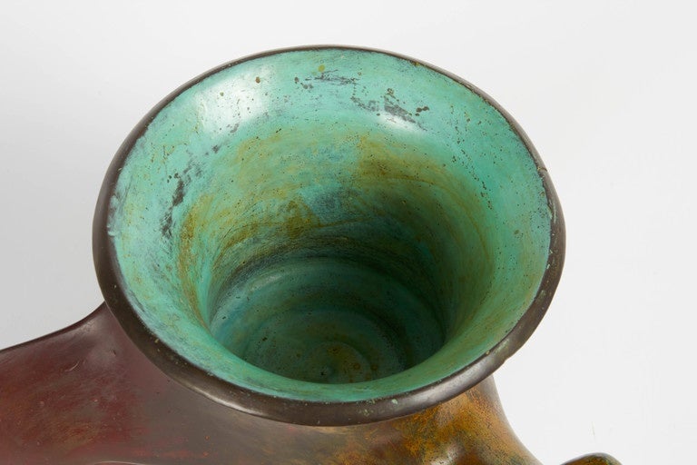 American Richard Hirsch Bronze Ceremonial Cup #1A, Tripod Vessels Collection, 1992