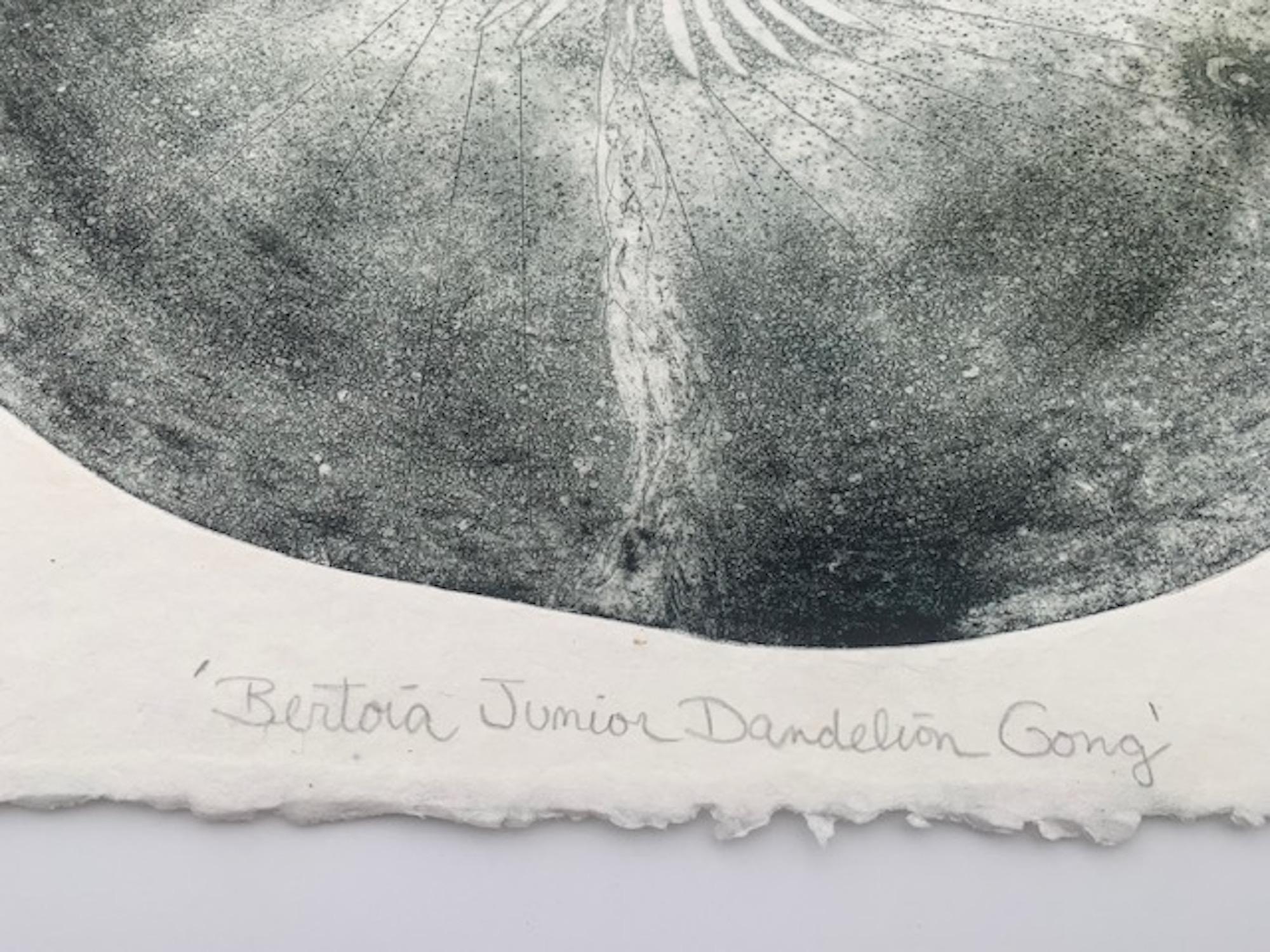 Mid-Century Modern Melissa Strawser Bertoia Junior Dandelion Gong Intaglio Print, 2016 For Sale