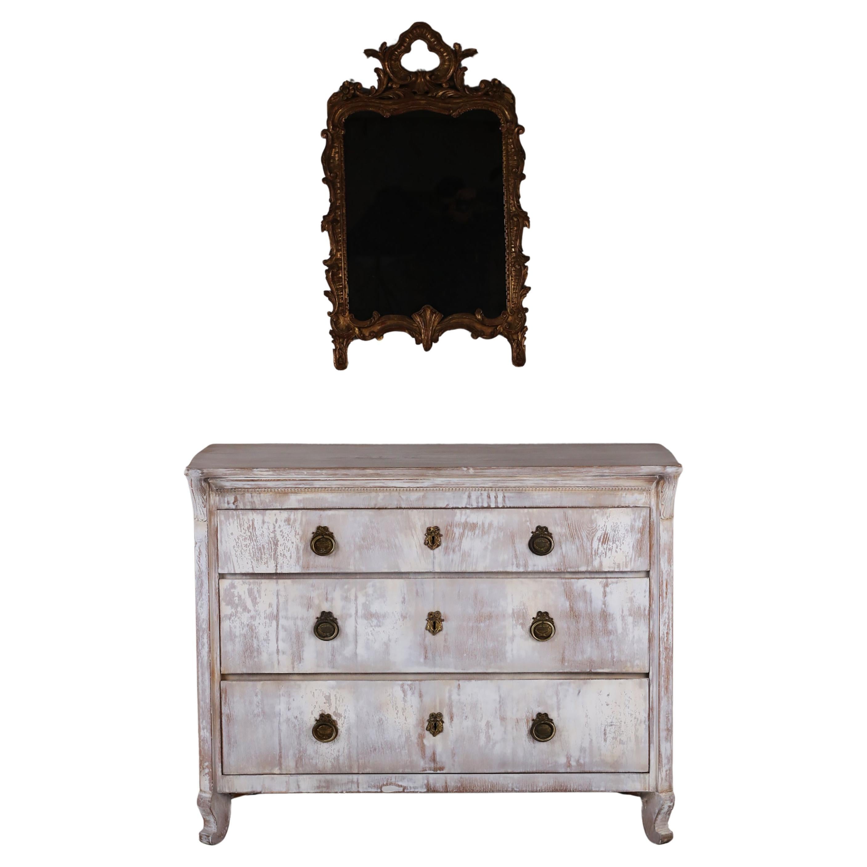 19th Century Large Gustavian Style Chest of Drawers For Sale
