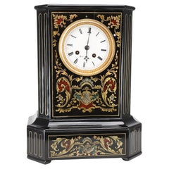 Exquisite French Ebonised Mantel Clock by Marc, Paris (Circa 1850)