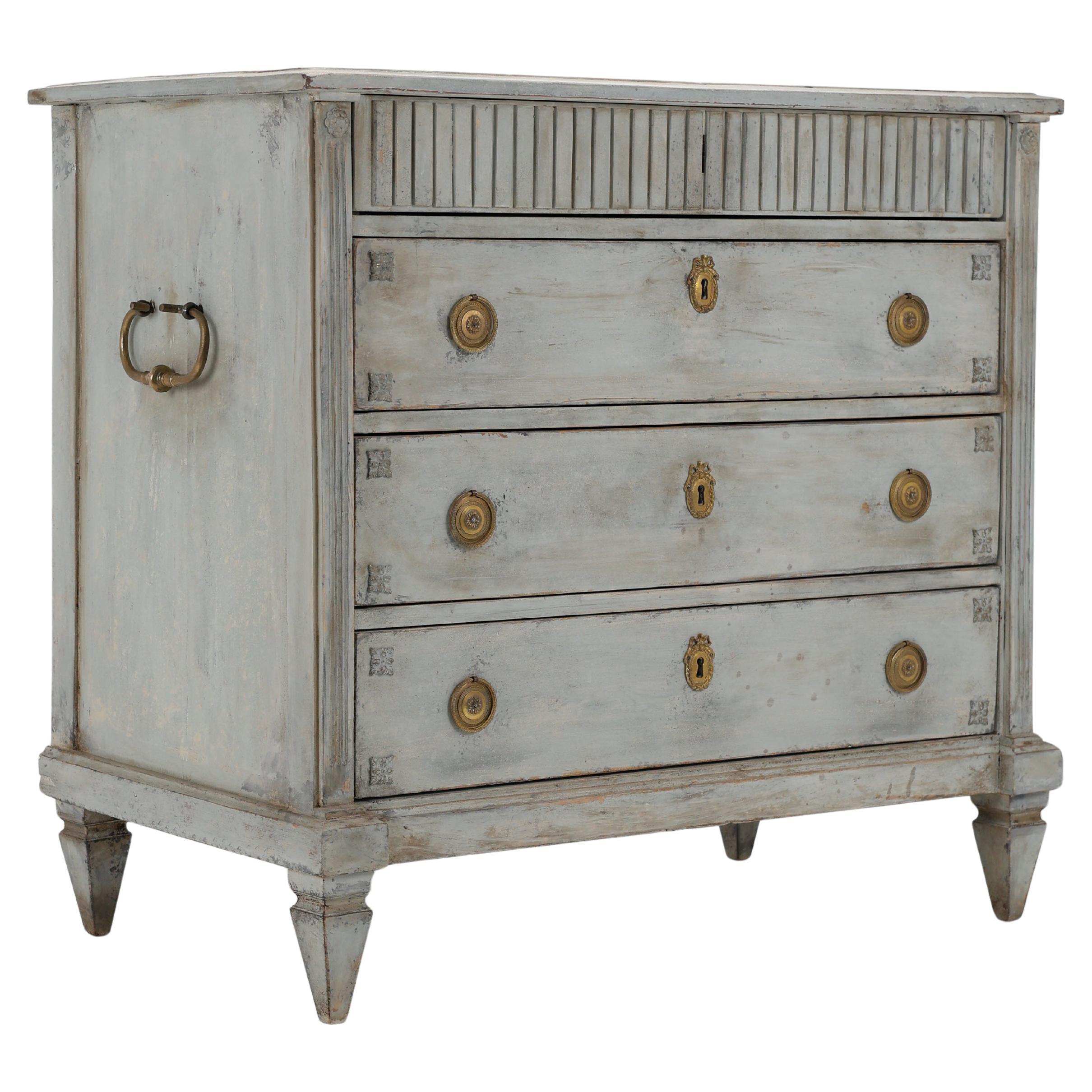 Gustavian Chest of Drawers, Sweden, 19th Century