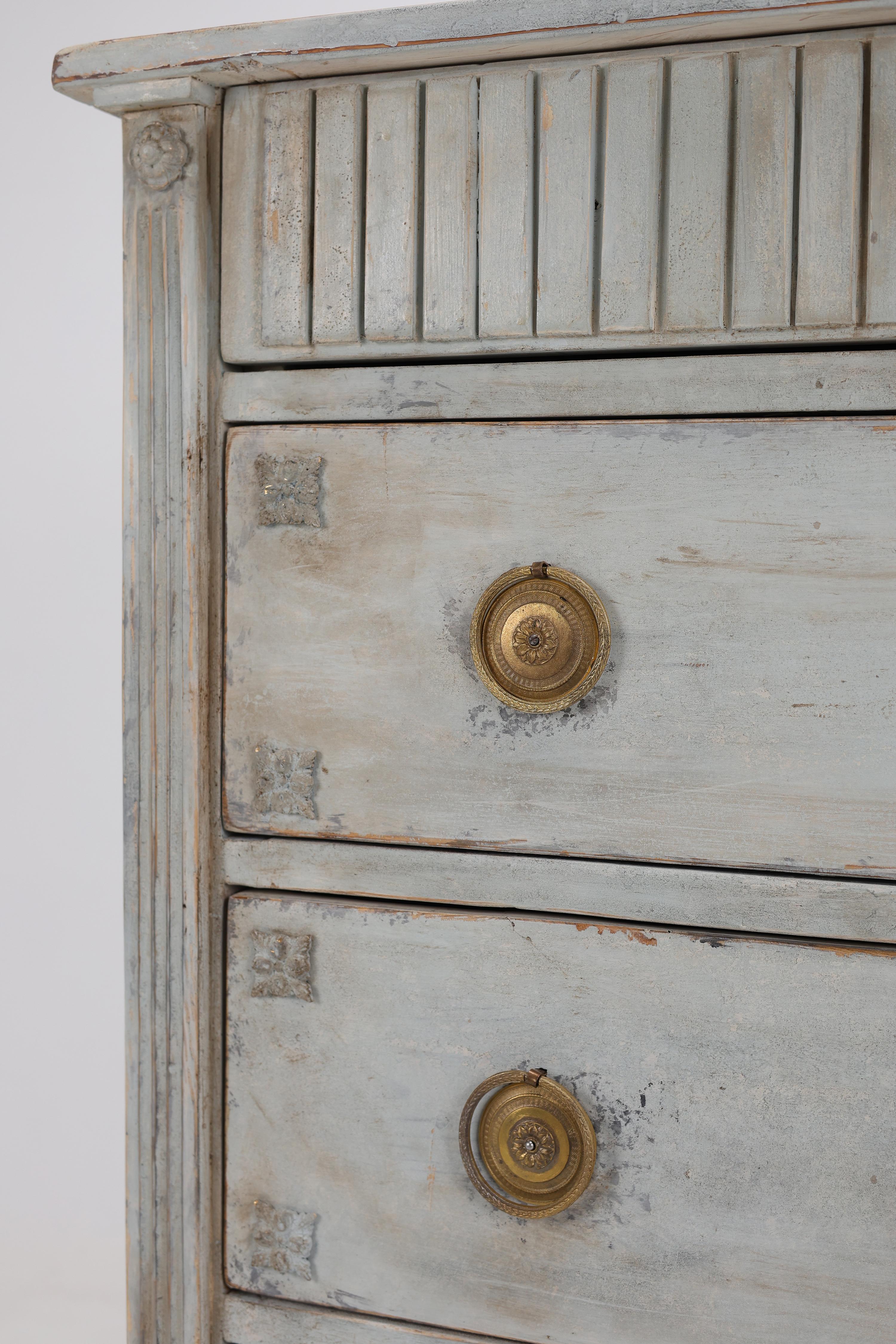 Gustavian Chest of Drawers, Sweden, 19th Century For Sale 1